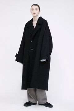 Yabure Oil Cut Wool Long Coat/ロングコート