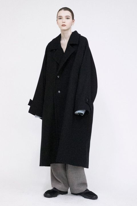 Yabure Oil Cut Wool Long Coat/ロングコート