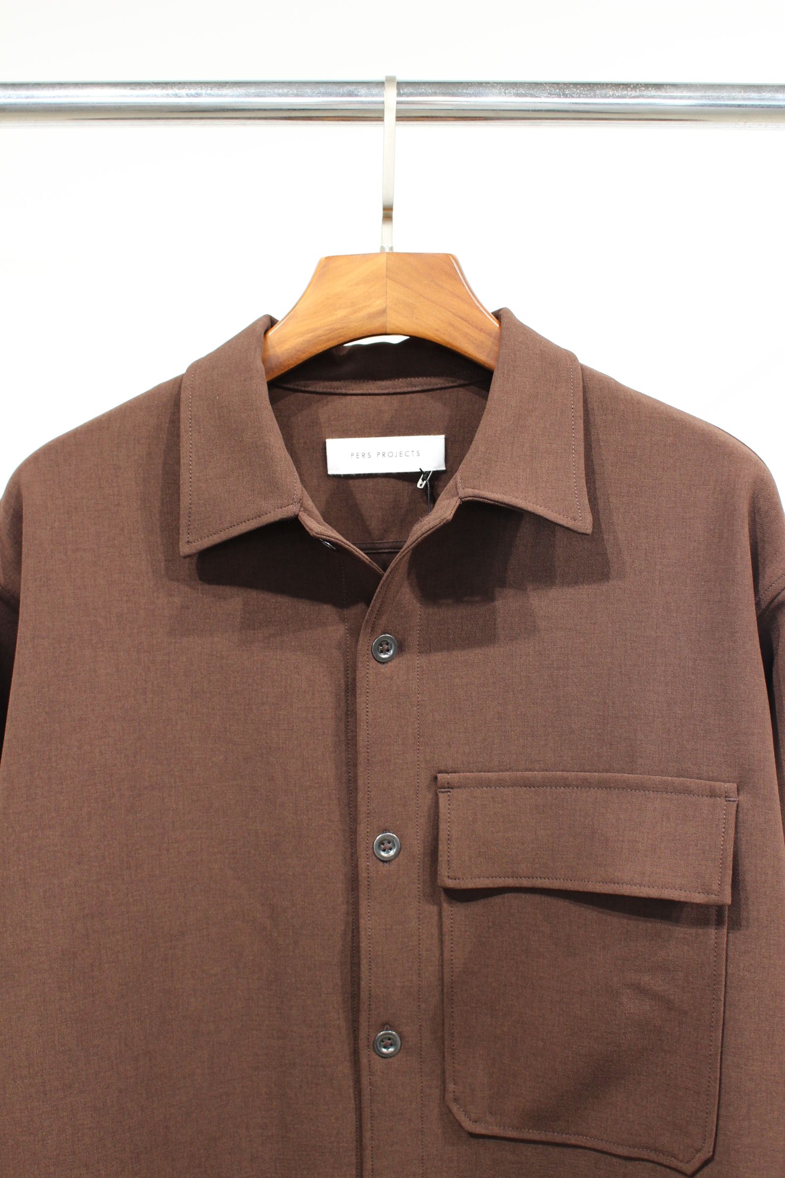 MASON Shirts/BROWN/シャツ