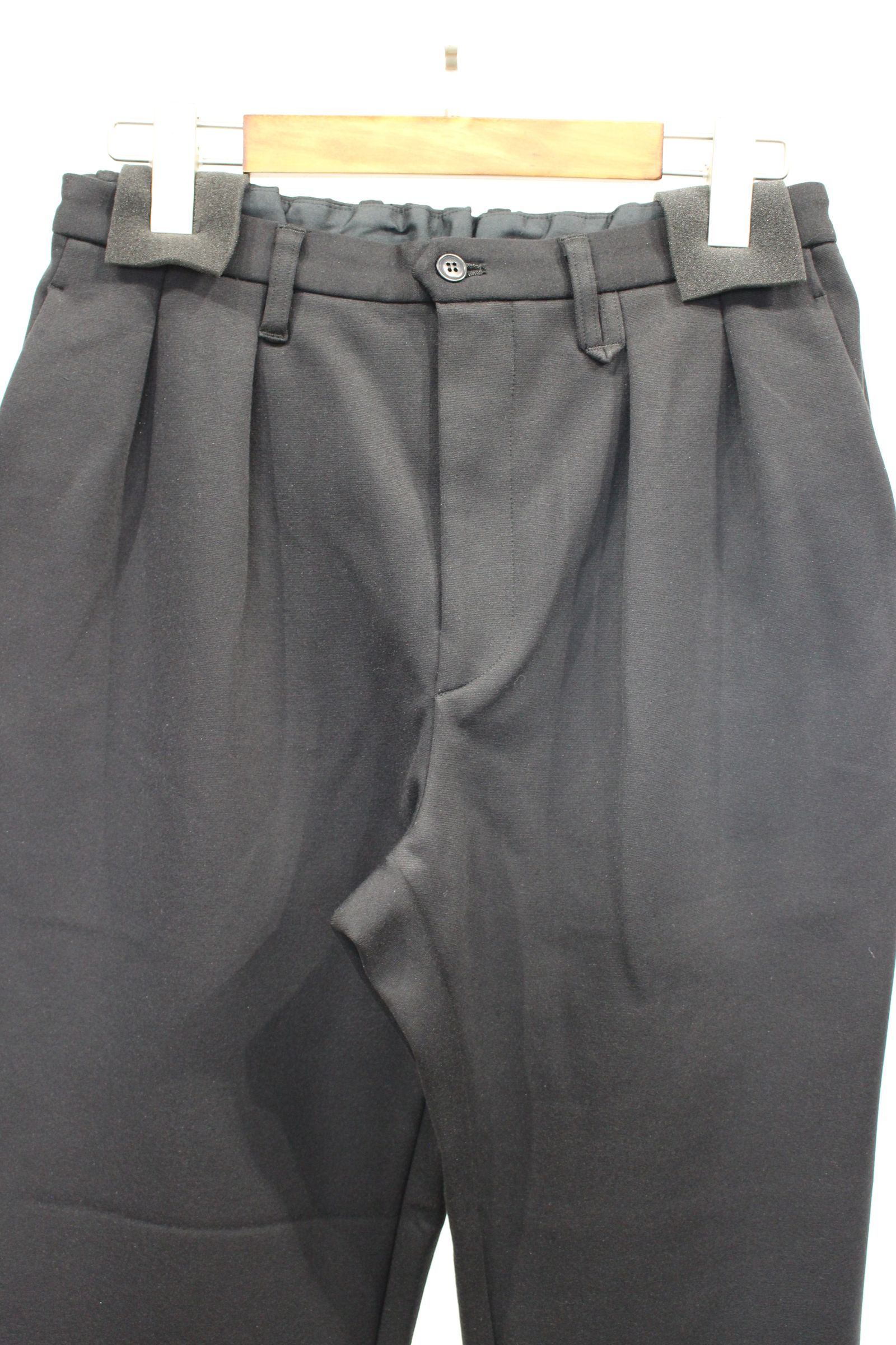 PONTE ROME CLASSIC TAPERED PANTS | BLACK | 2タックパンツ