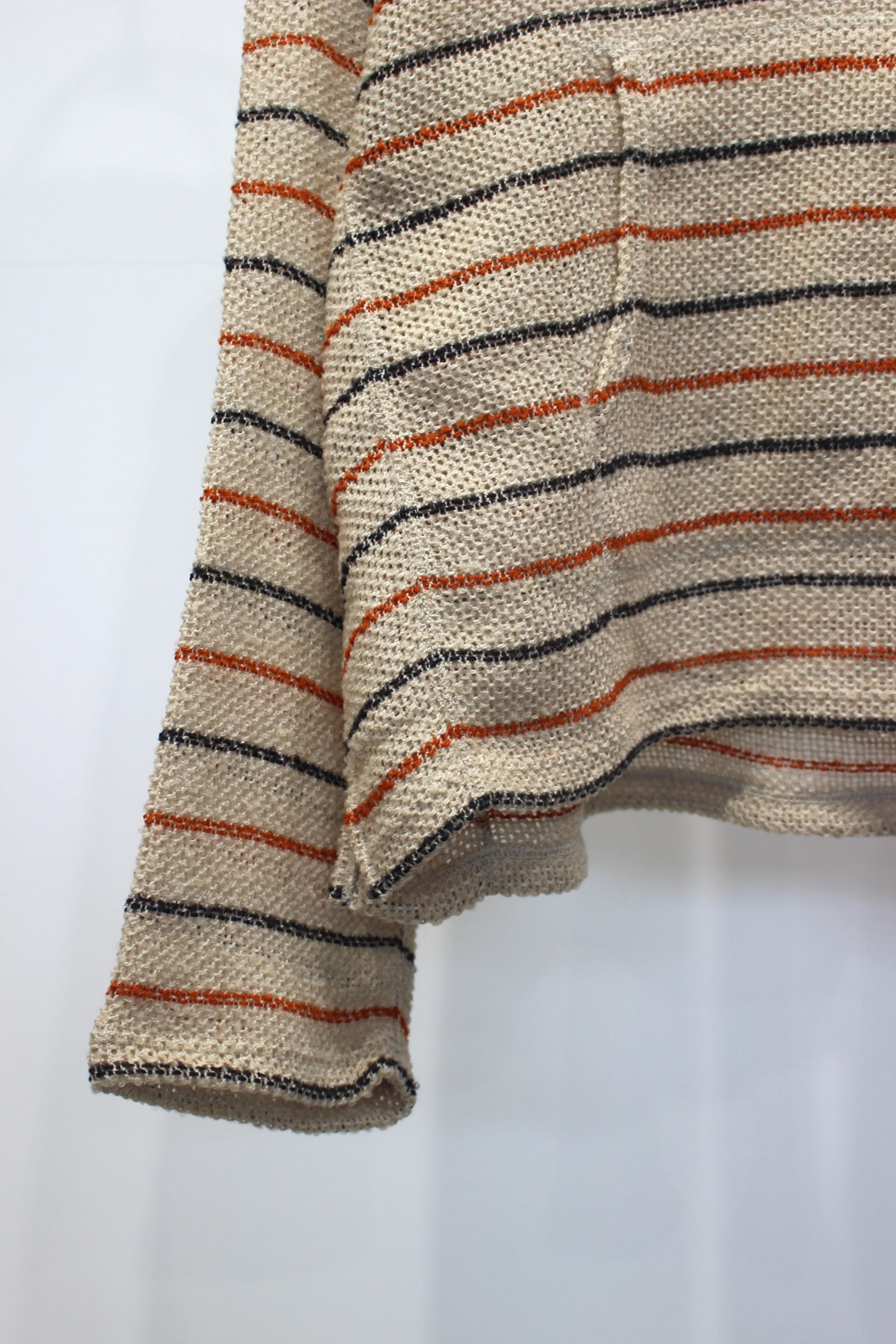CUT BORDER HOODIE | BEIGE | フーディー