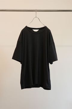 UNEVENNESS T-SHIRT | HEATHER BLACK | カットソー