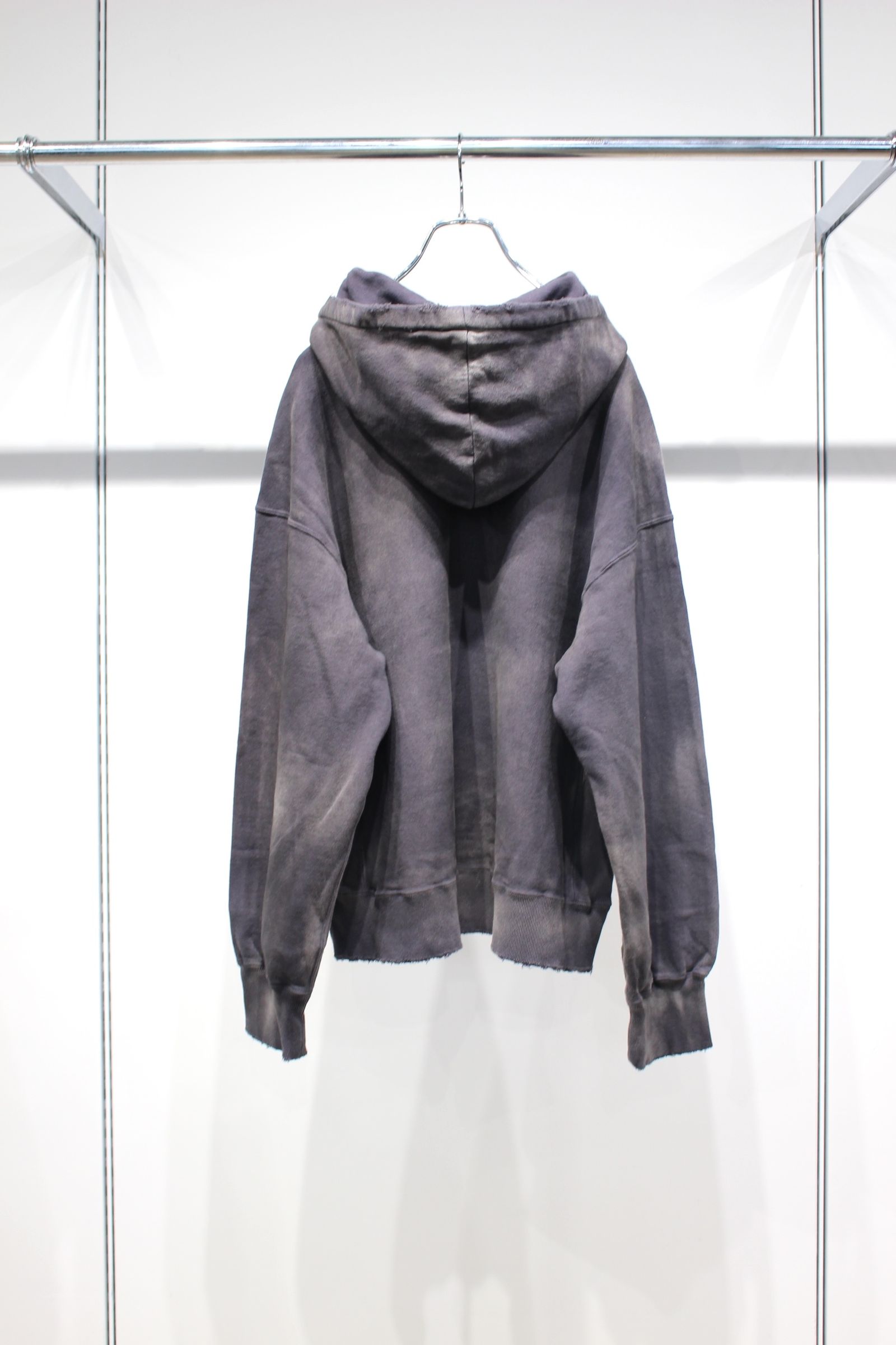 SWITCHING HOODIE | BLACK | フーディー