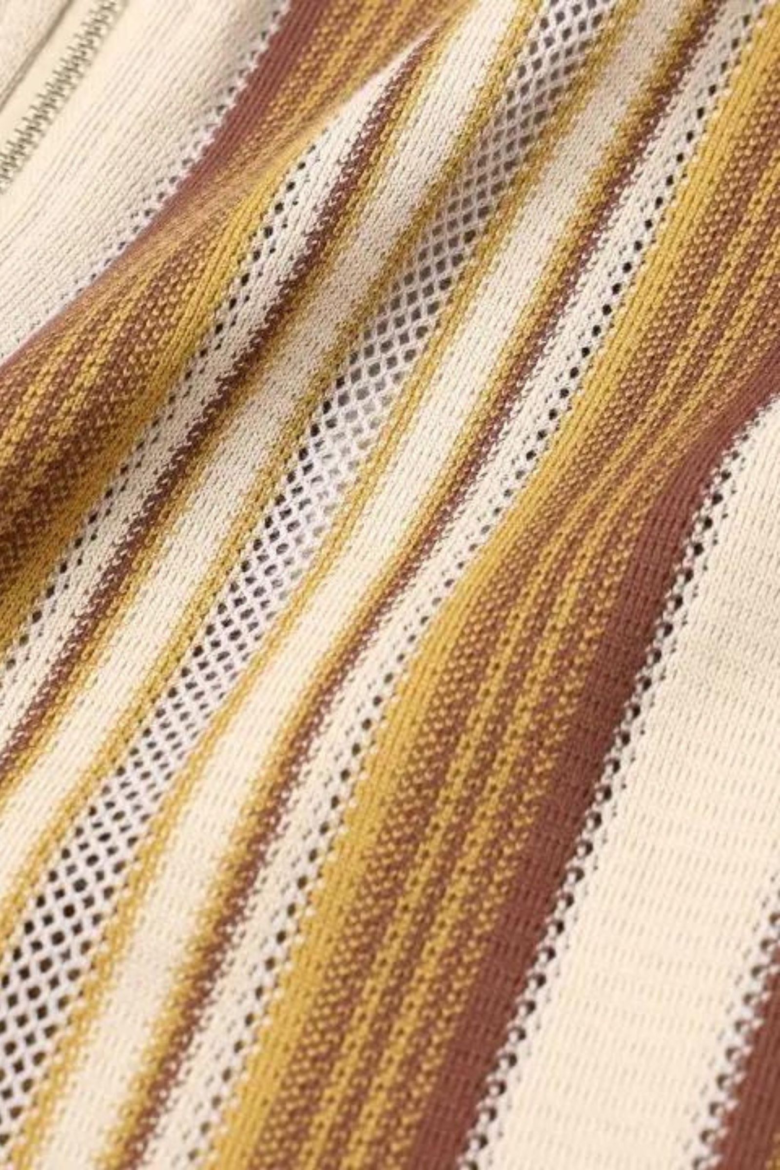 STRIPE SHIRT CARDIGAN/シャツカーディガン/ベージュ