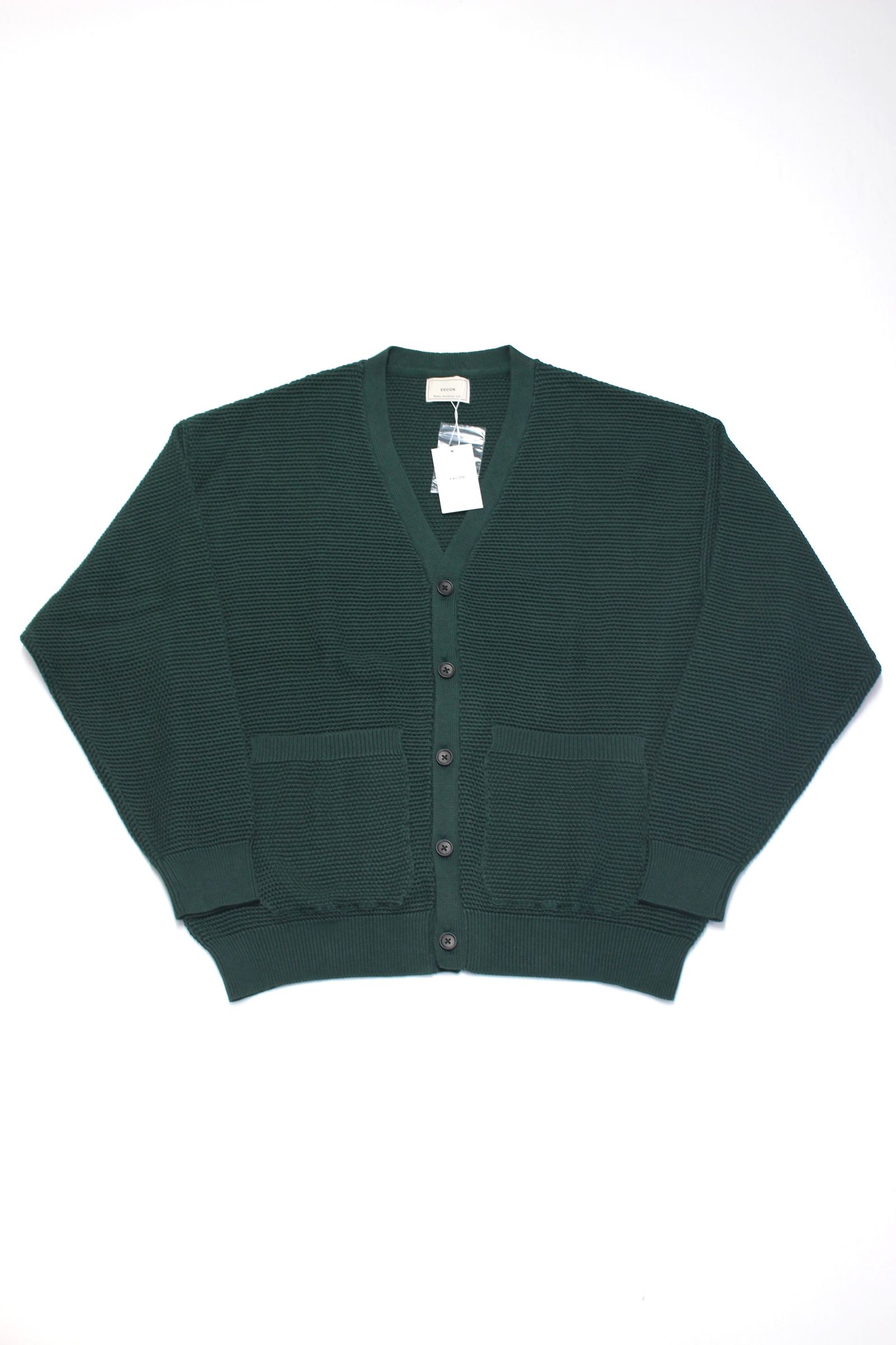 EVCON - COTTON KNIT CARDIGAN/コットンニットカーディガン | NapsNote