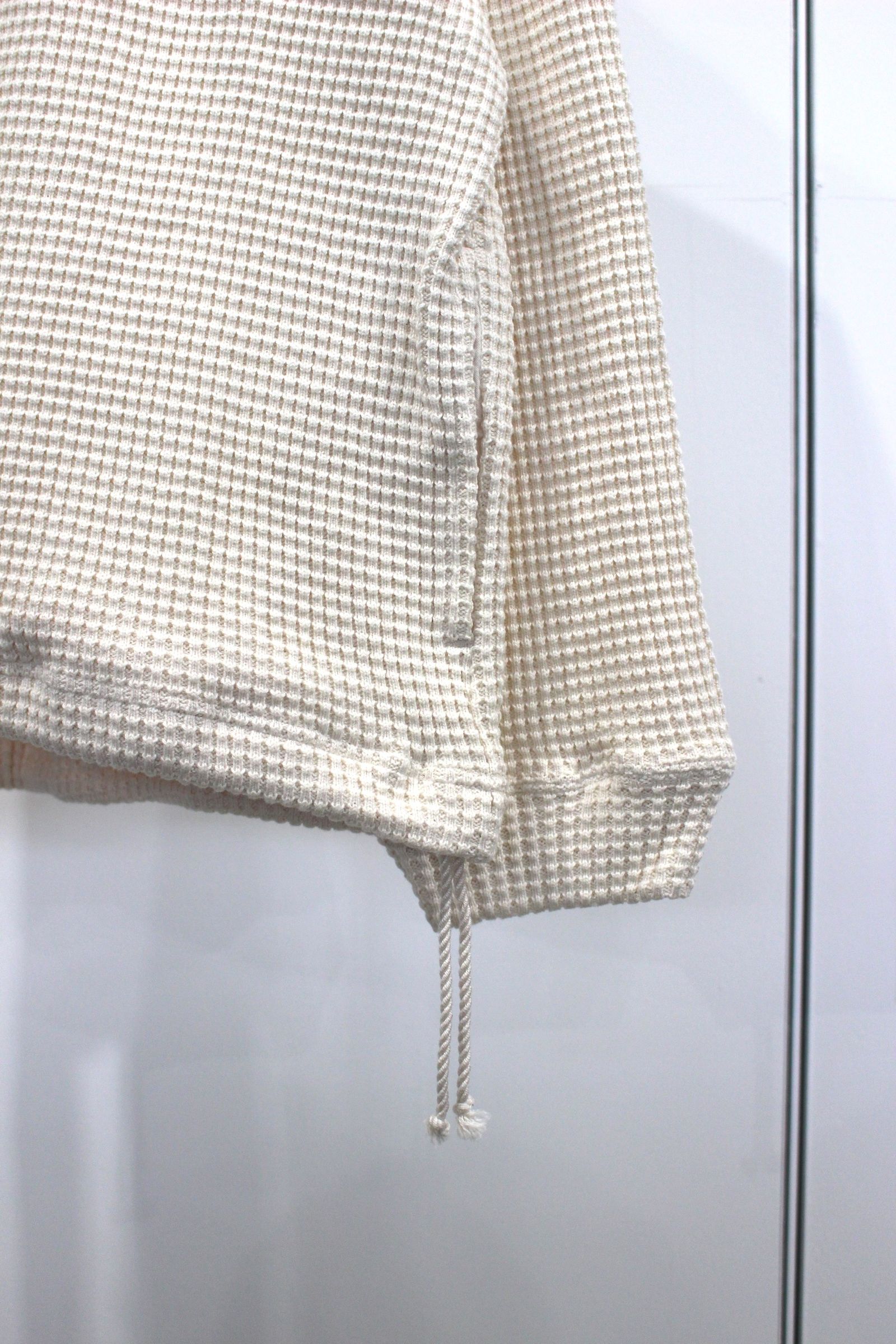 ALBERT MOC SWEATER | ECRU | ワッフルカットソー