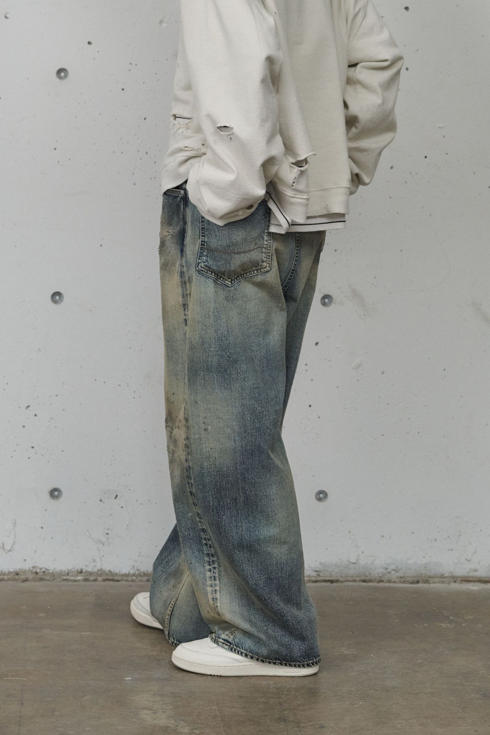 [ラスト1点] #05 AGING type-D | INDIGO | デニムパンツ