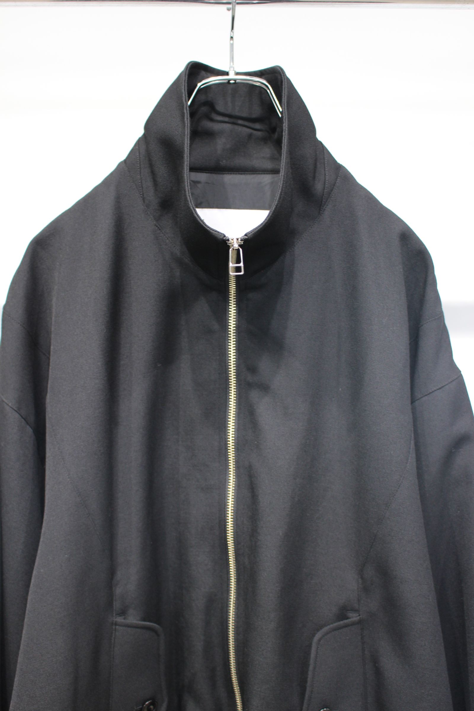 BISHU OLD WOOL GABARDINE Zip Blouson | BLACK | アウター
