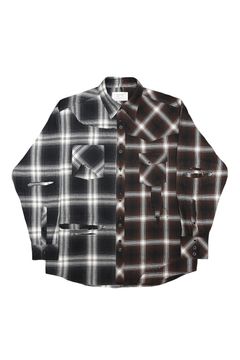 [ラスト1点] Remake shirt | DBR-BLK | シャツ