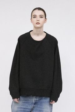 Pile Shape Knitted Sweat/スウェット