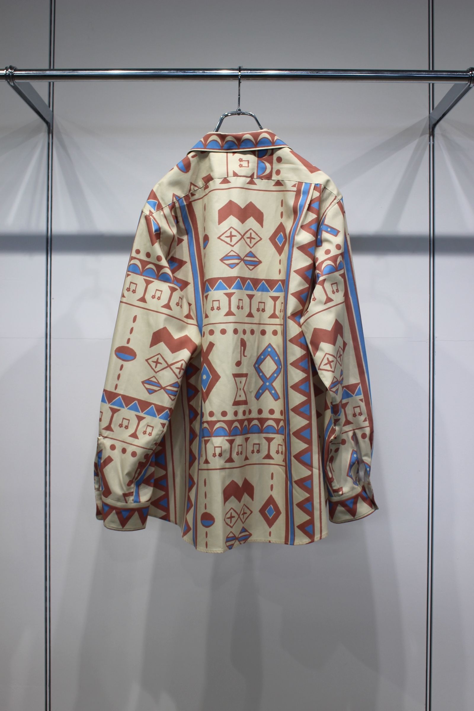 Neo-African Textile Shirt | BEIGE | シャツジャケット