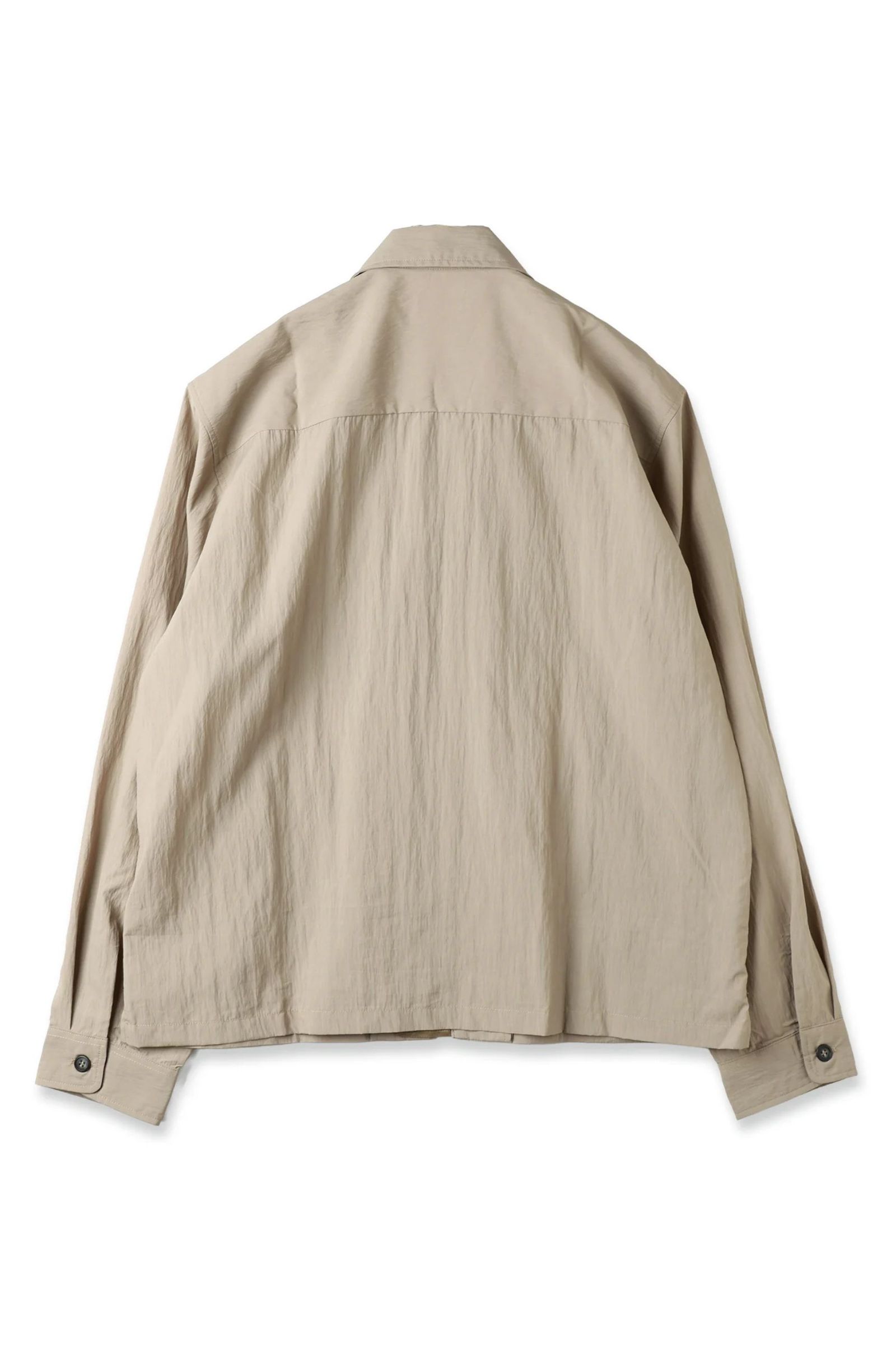 ZIP SHIRT | OLIVE GRAY | シャツジャケット