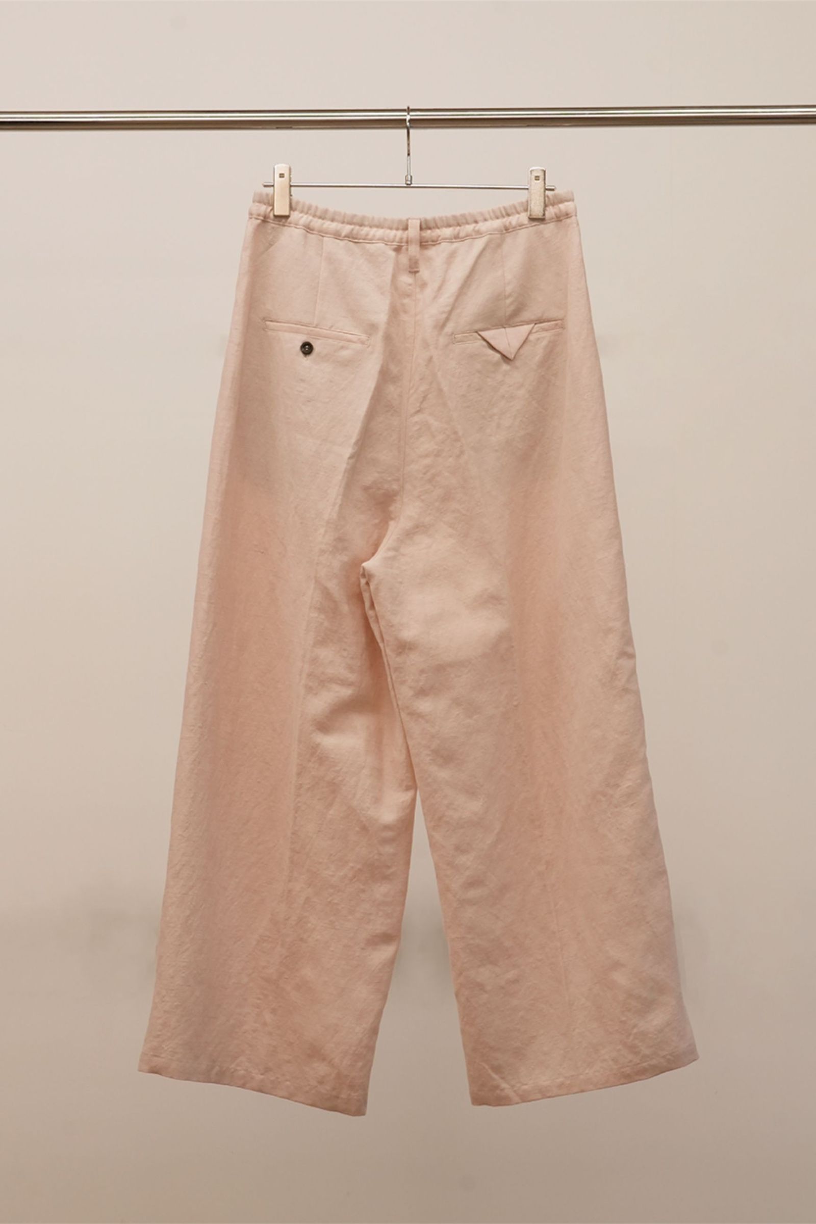 ANCELLM - W/L WIDE EASY TUCK SLACKS | BLACK | スラックス ANCELLM - W/L WIDE EASY TUCK SLACKS | BLACK | スラックス