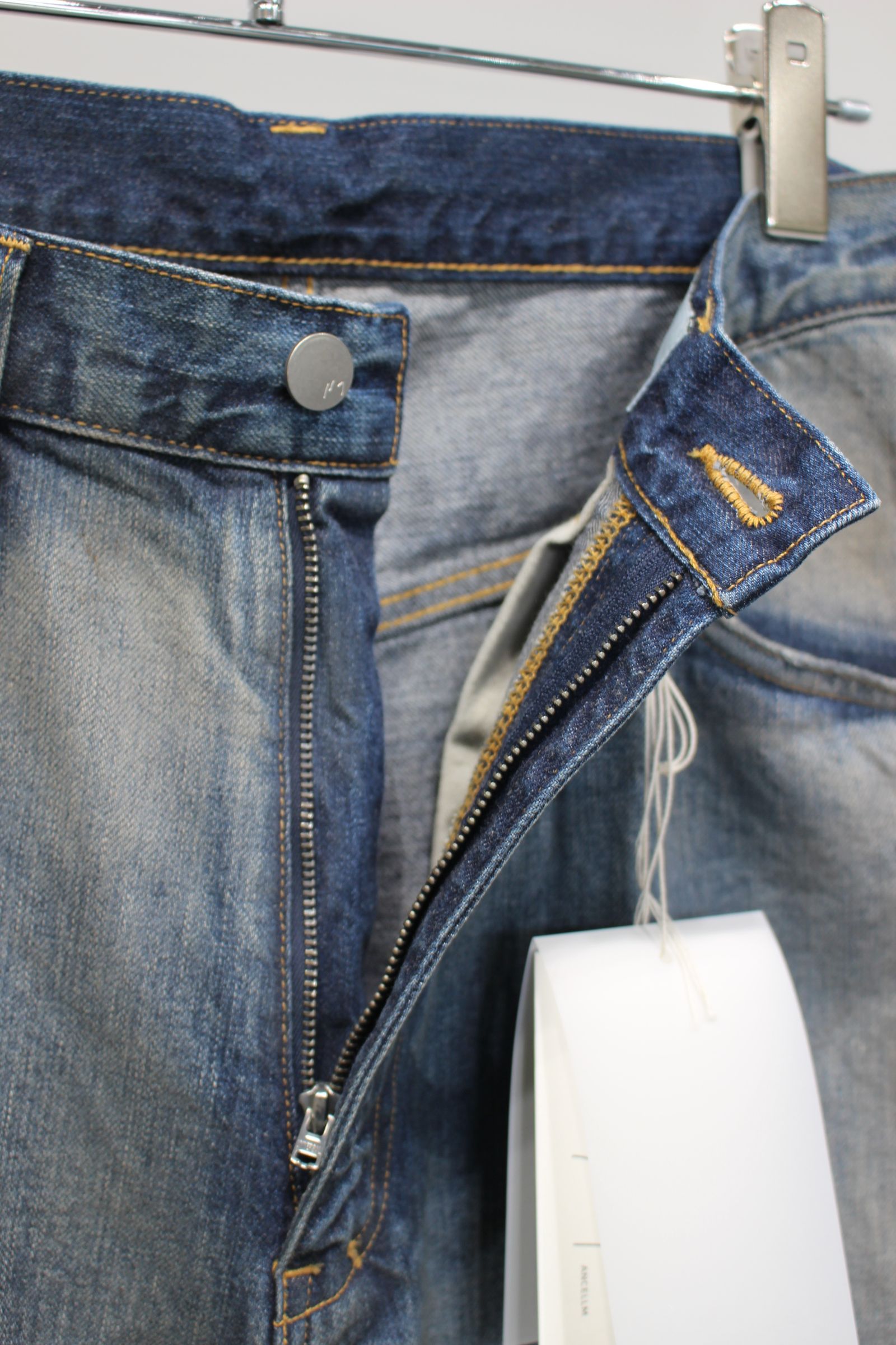 AGING MIDDLE STRAIGHT 5P DENIM PANTS | INDIGO | デニムパンツ