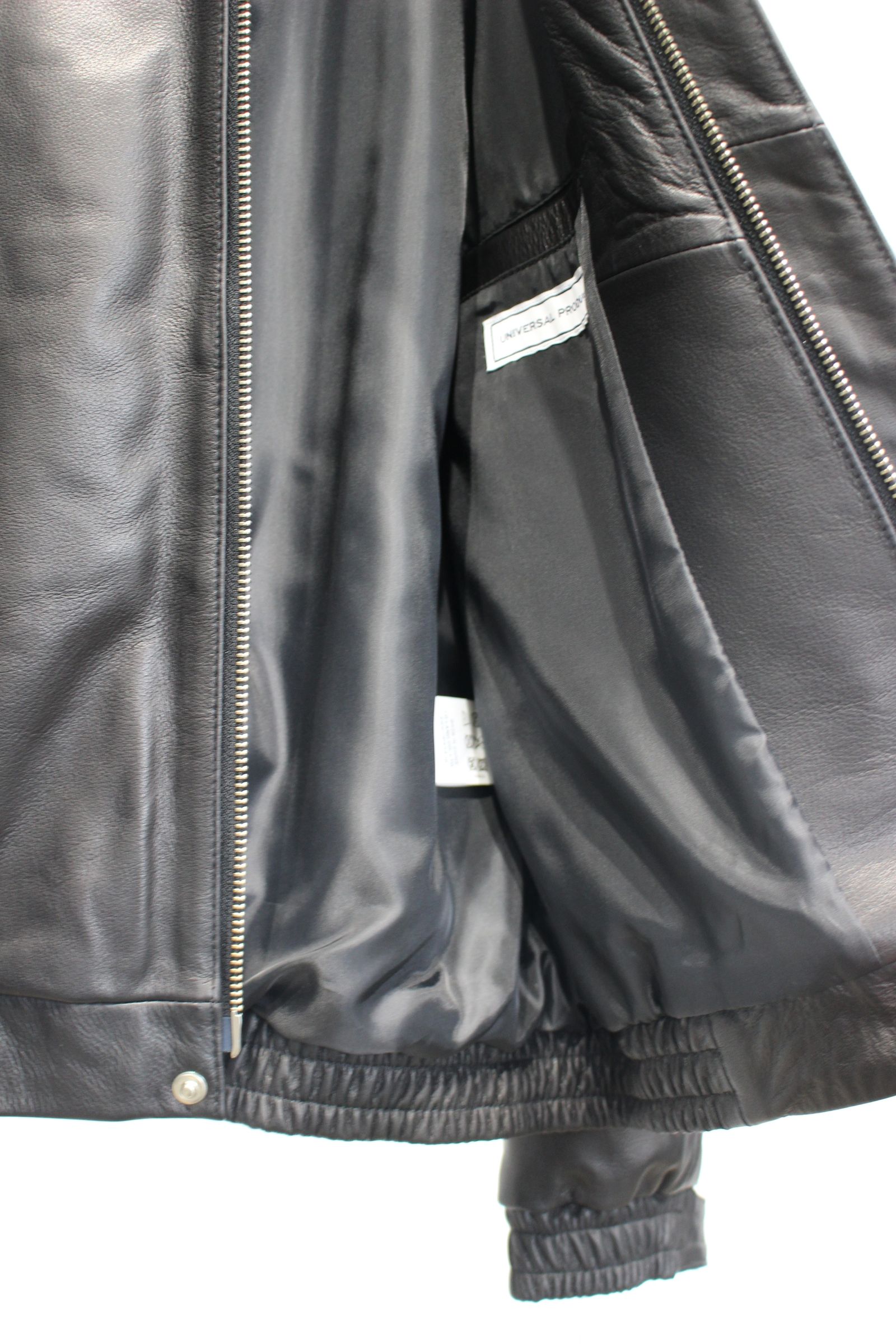LEATHER BLOUSON | BLACK | レザーブルゾン