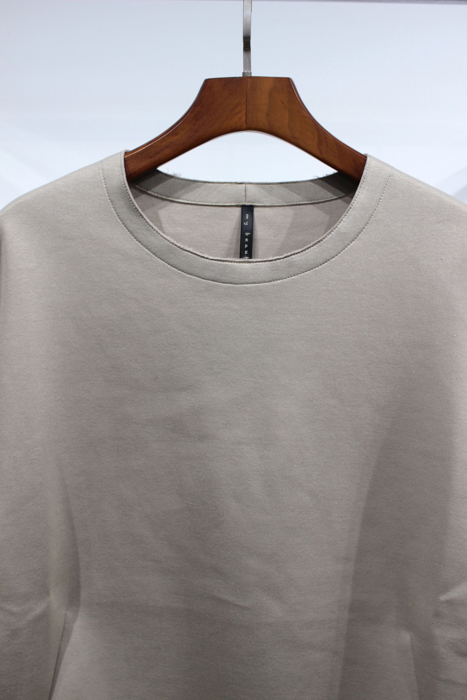 my beautiful landlet - DOUBLE KNIT CREW NECK PULLOVER/BEIGE | NapsNote