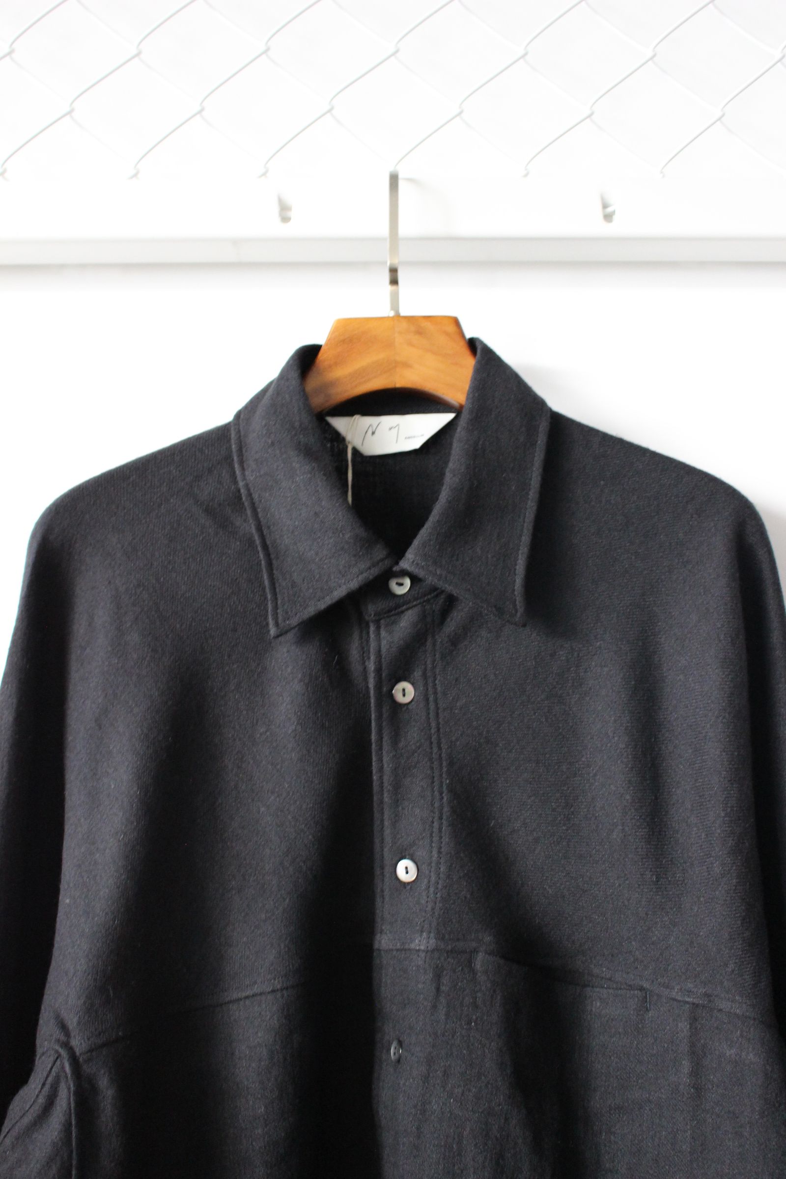 ANCELLM - W/L KIMONO SHIRT/BLACK | NapsNote ANCELLM - W/L KIMONO SHIRT/BLACK | NapsNote