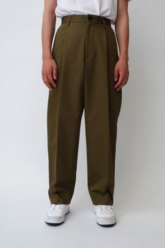 COTTON 1TUCK TROUSERS/コットン1タックトラウザーズ