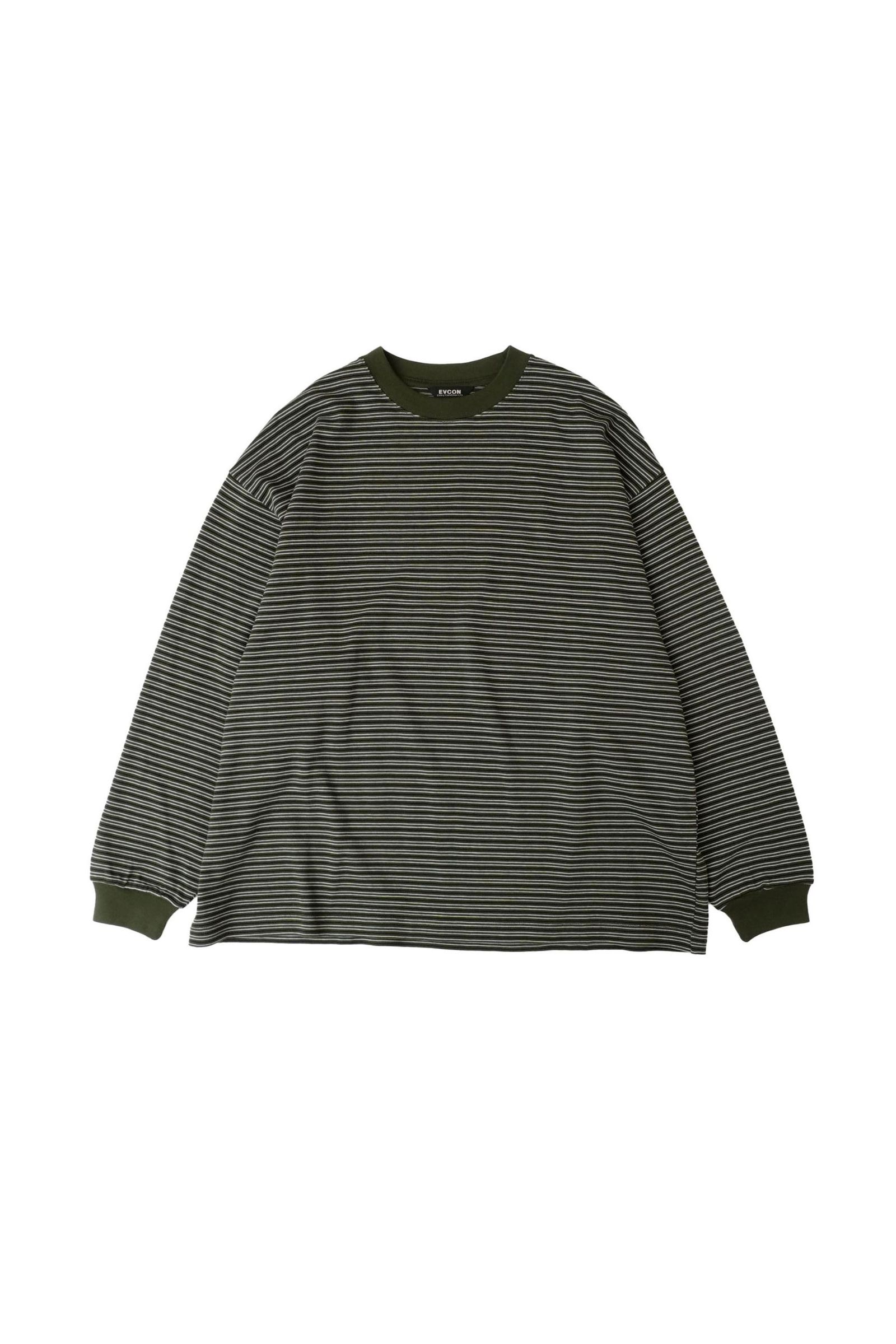 BORDER WIDE L/S T-SHIRT | GREEN | カットソー