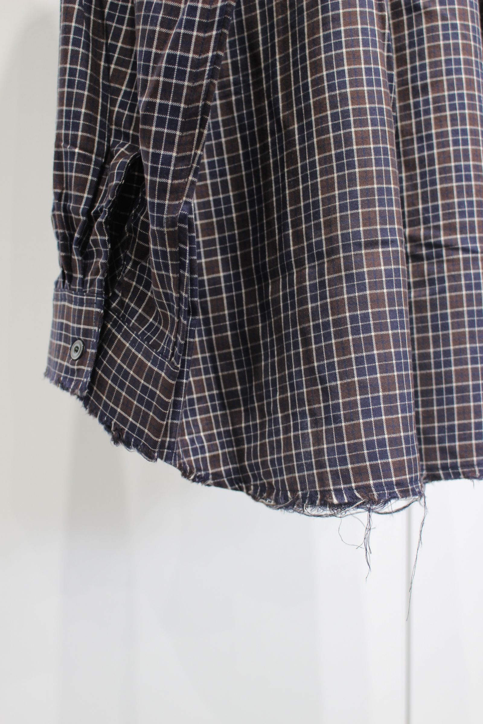 NEL CHECK OVER WORK SHIRT | NAVY | ネルシャツ
