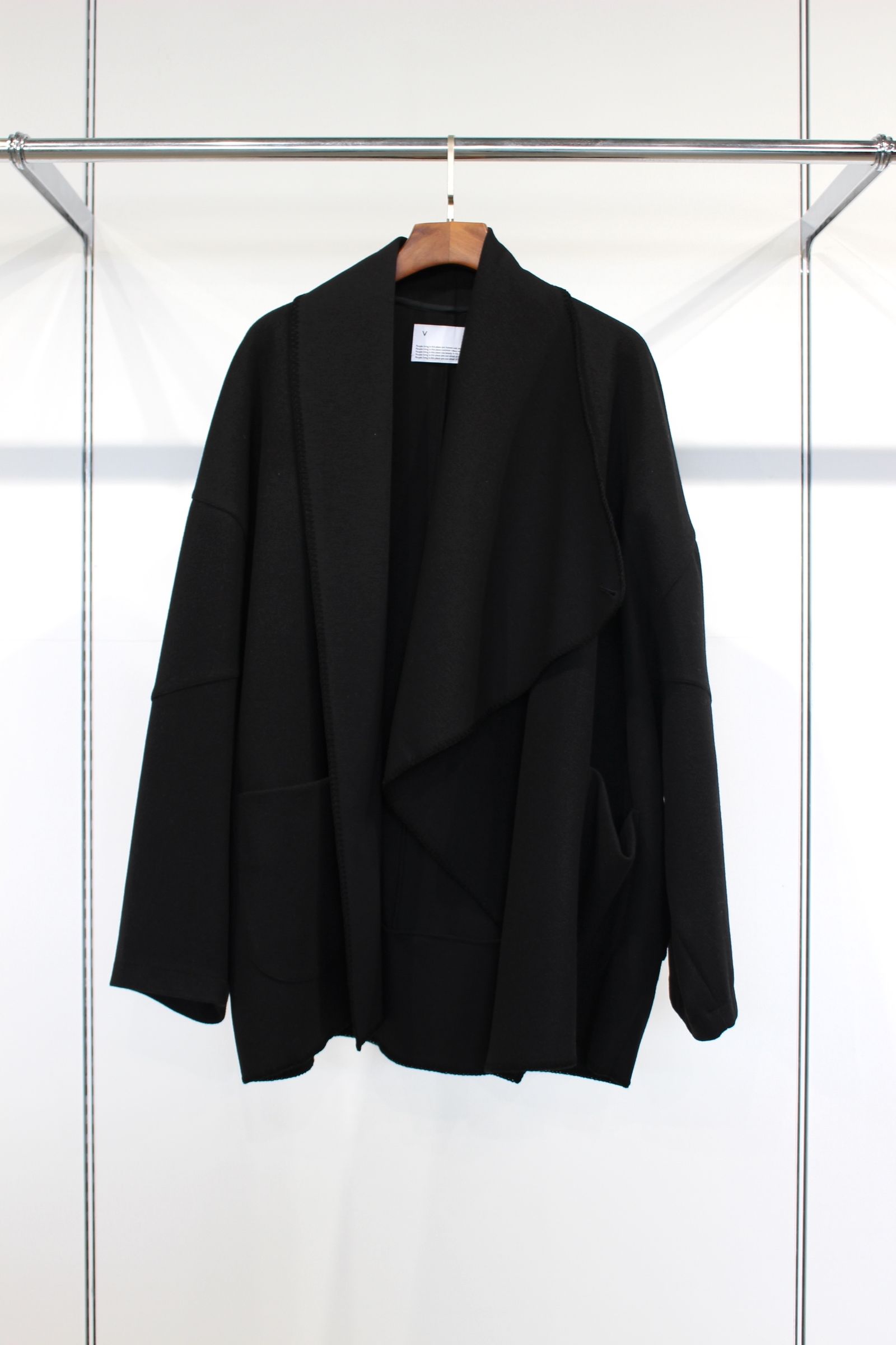 VOAAOV - WOOLLET Drape Jacket/BLACK/ジャケット | NapsNote