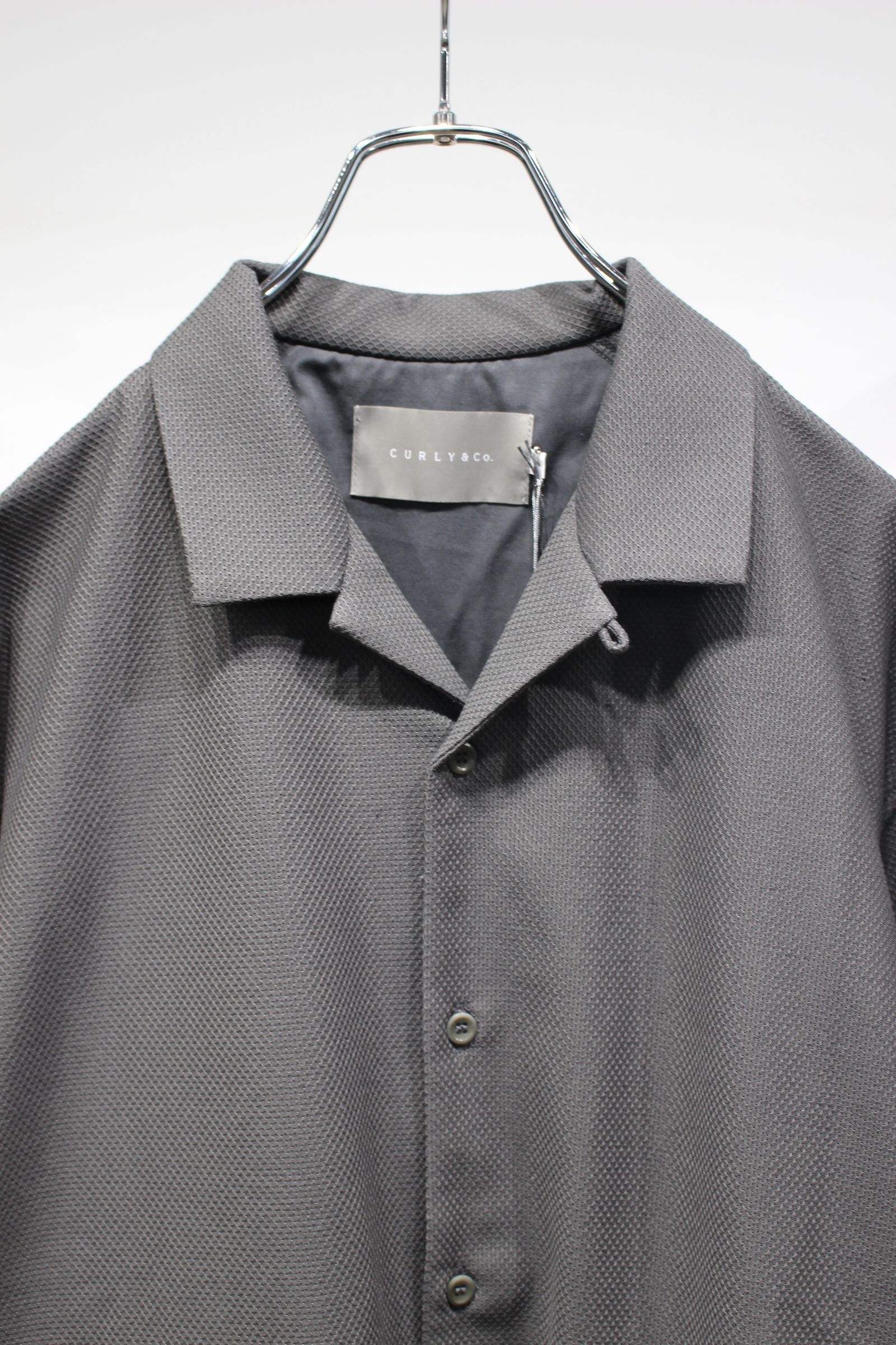 BIRD'S EYE JERSEY OPEN-COLLAR SHIRT | MOSS KHAKI | シャツ