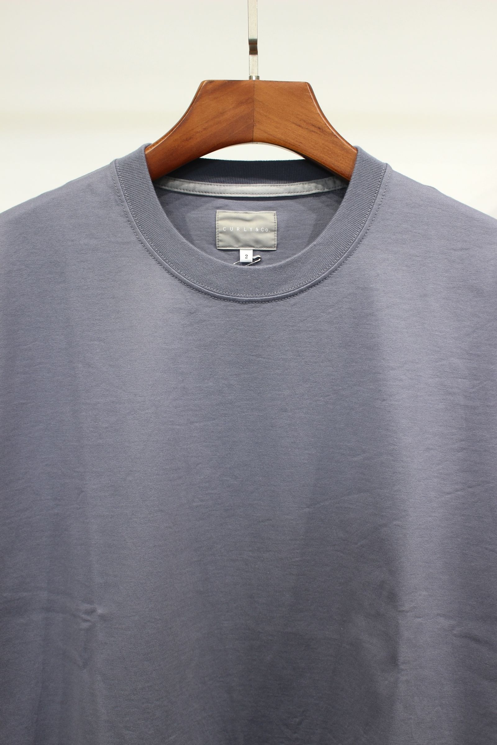 BIO TEE CREW-NECK (S/S) | SLATE BLUE | カットソー