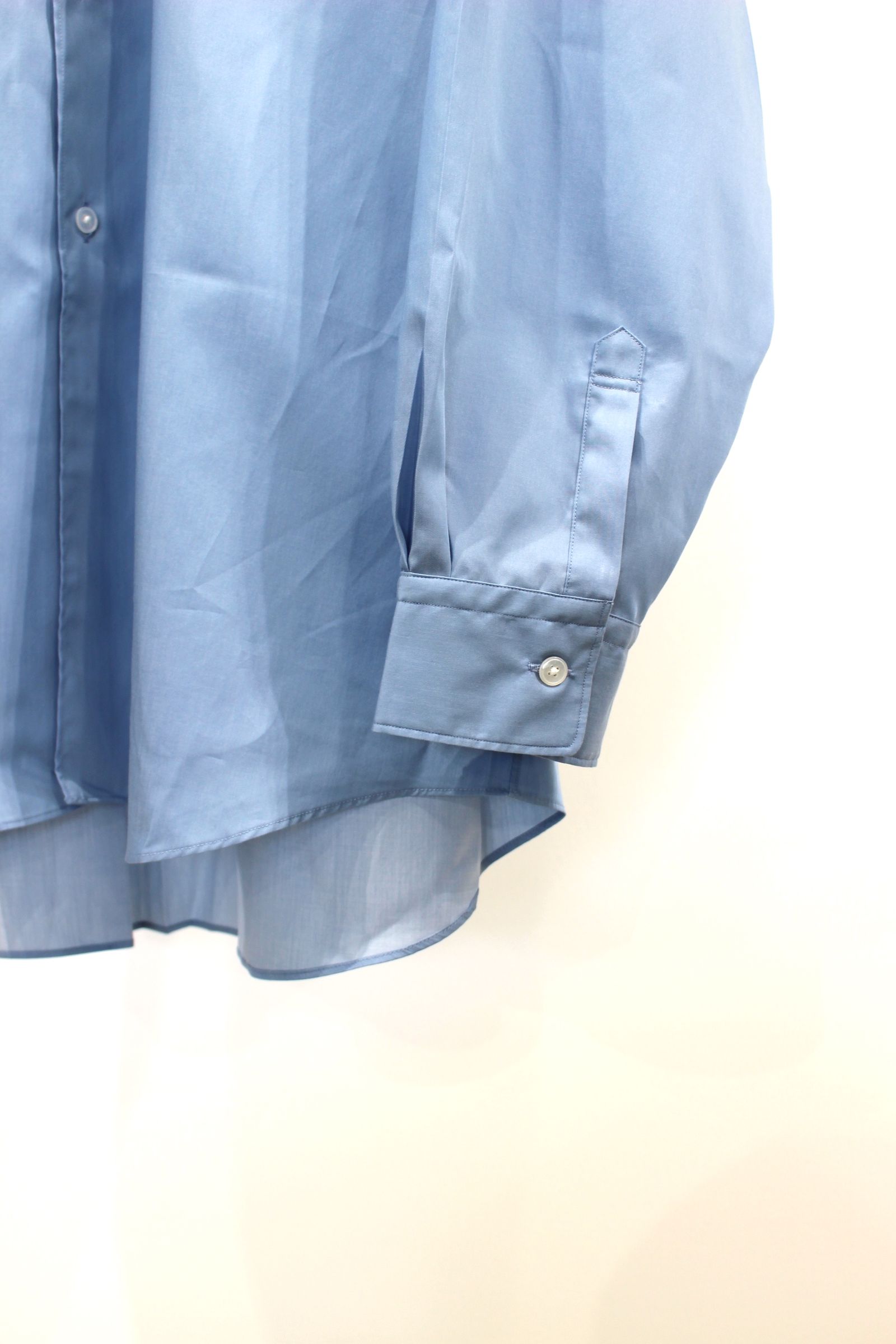 HYPER BIG 200/2 SUPIMA TWILL REGULAR COLLAR SHIRT/BLUE