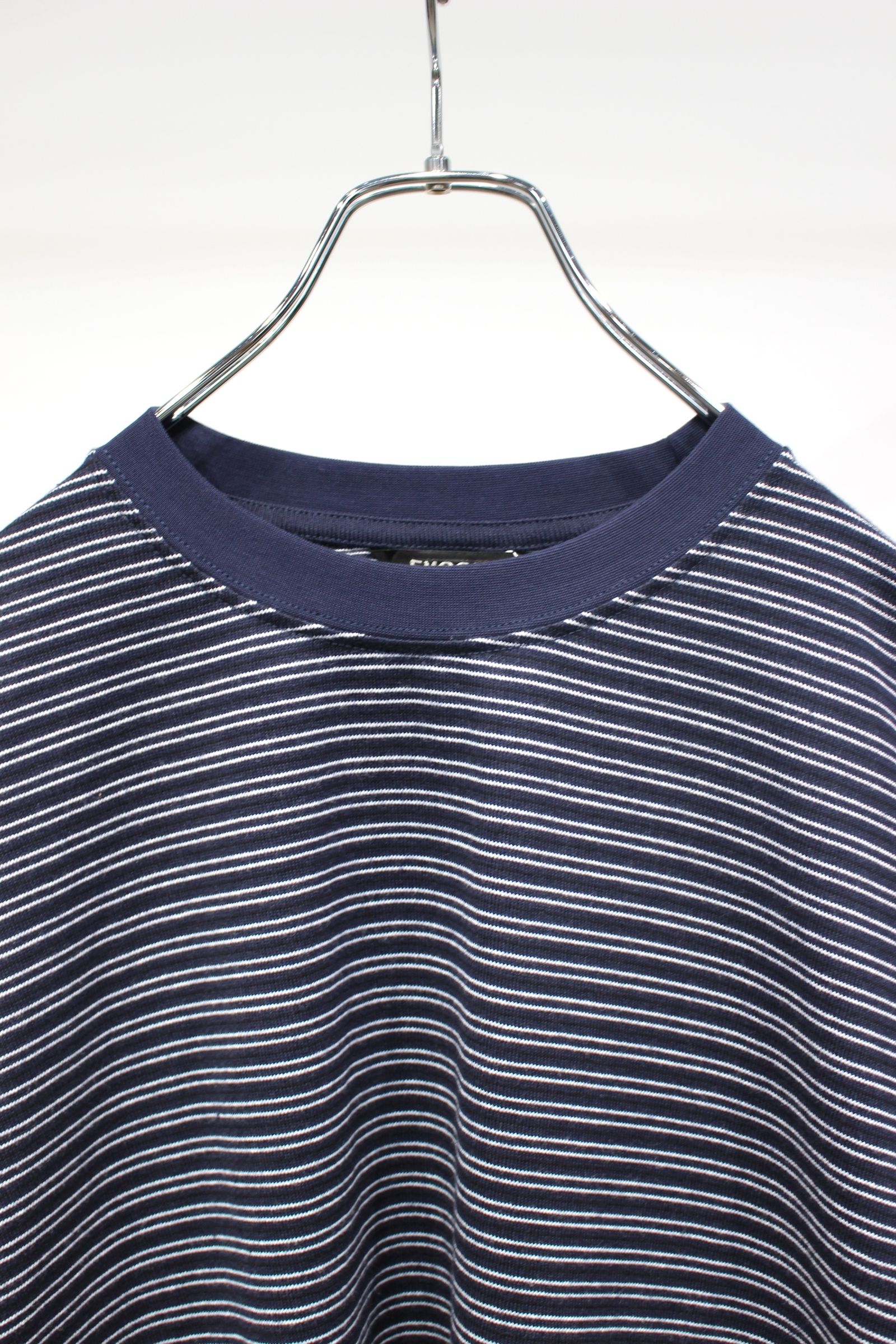 BORDER WIDE L/S T-SHIRT | NAVY | カットソー