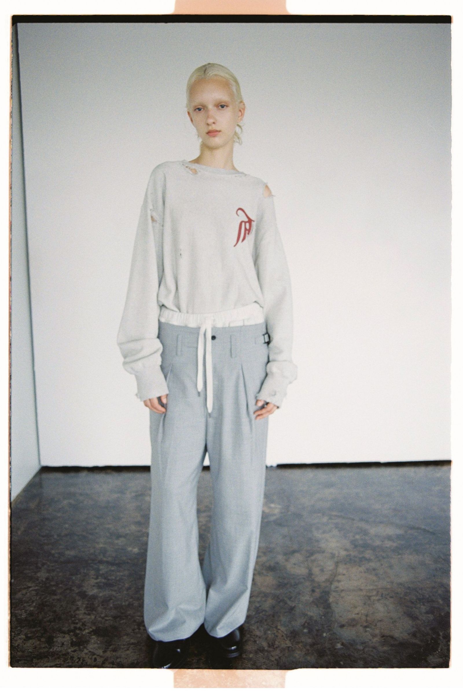 ANCELLM - CRASH SWEAT SHIRT/F.BLACK | NapsNote