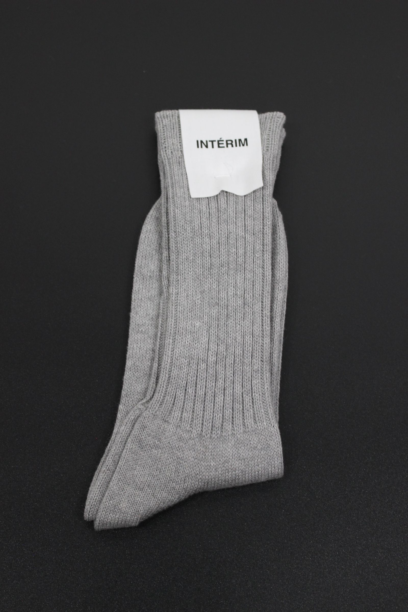 CASHMERE ORGANIC COTTON SOCKS | GRAY,WHITE,RED | ソックス