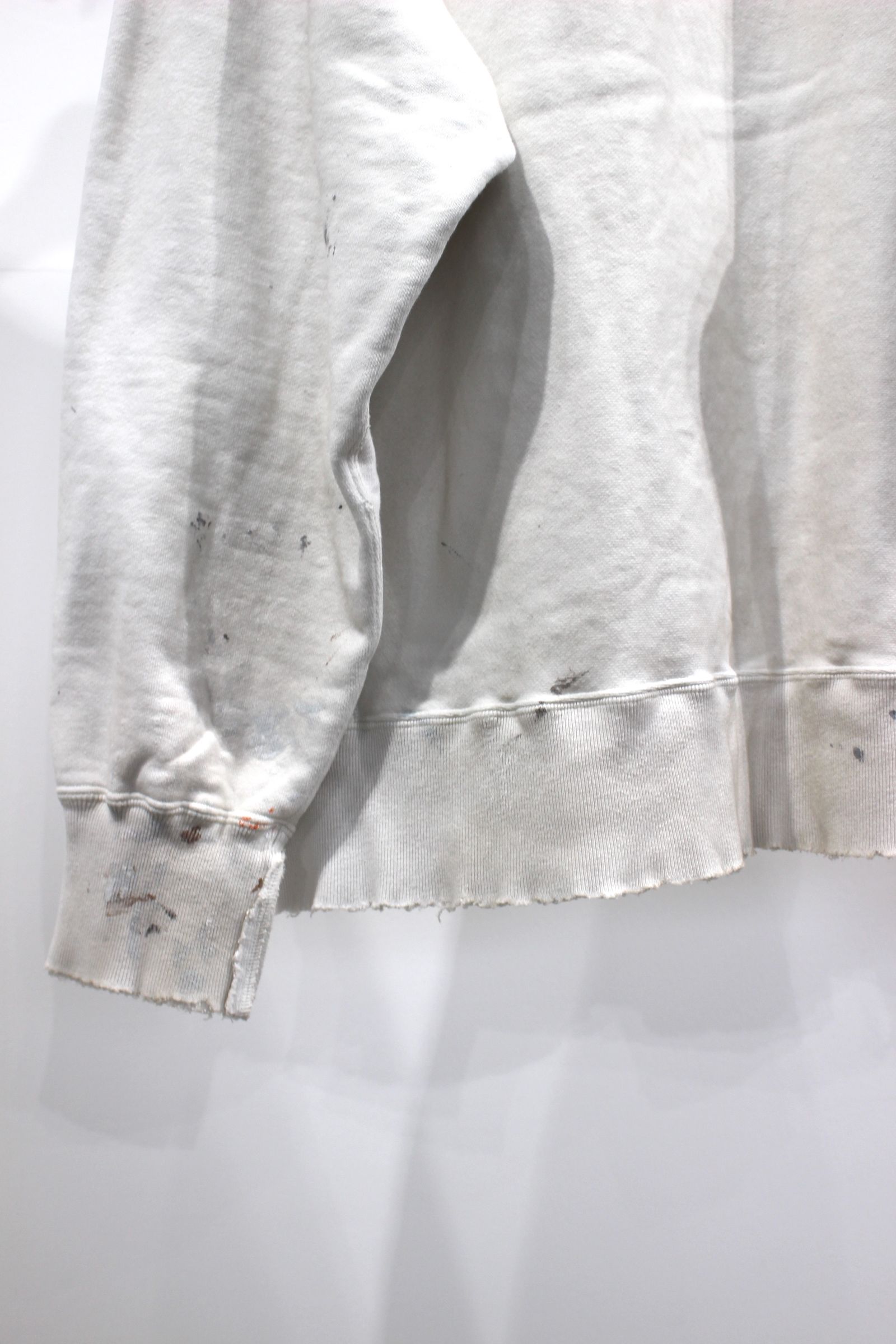 ANCELLM - HAND PAINTING SWEAT SHIRT/WHITE | NapsNote