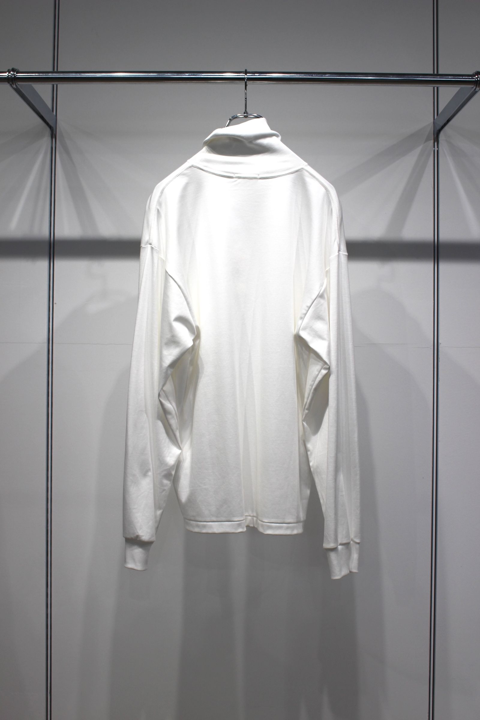 1ST PICKED SUVIN TURTLE NECK L/S TEE | WHITE | カットソー