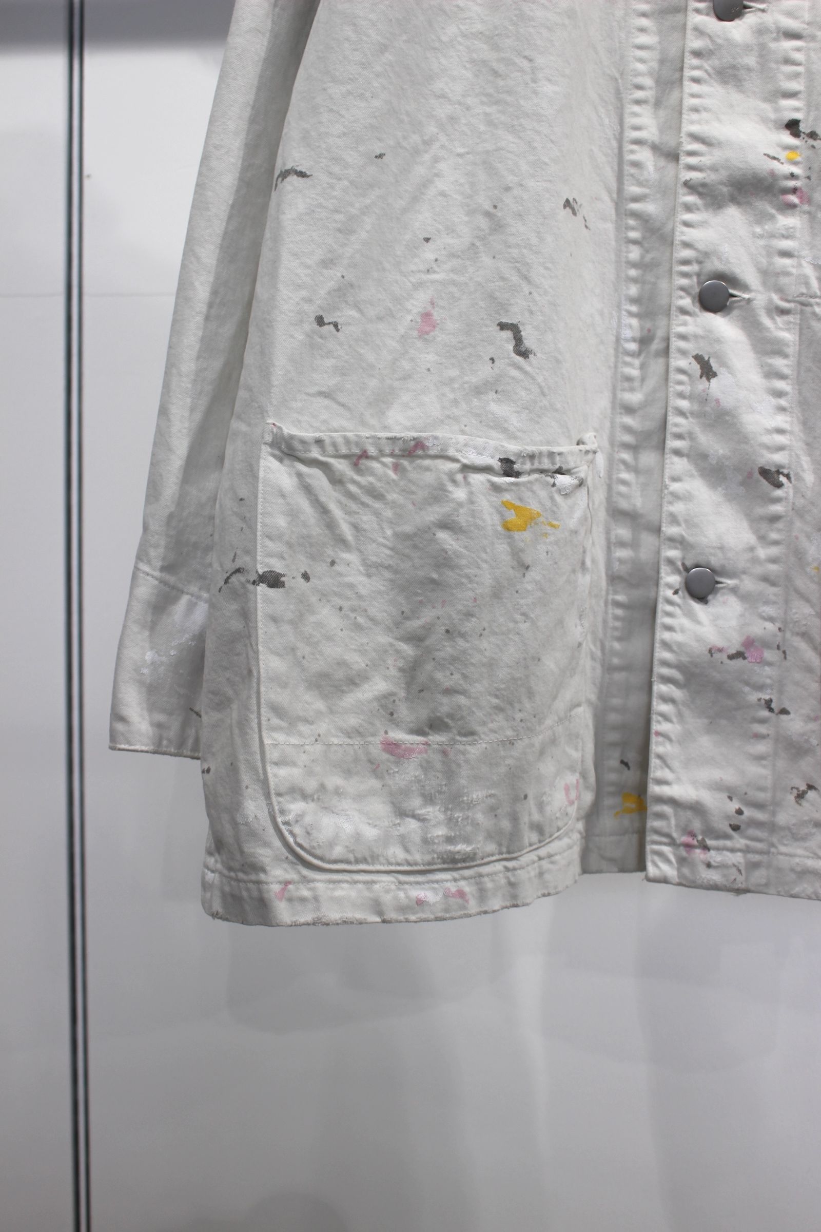 ANCELLM - DENIM COVERALL | WHITE | カバーオール | NapsNote ANCELLM - DENIM COVERALL | WHITE | カバーオール | NapsNote