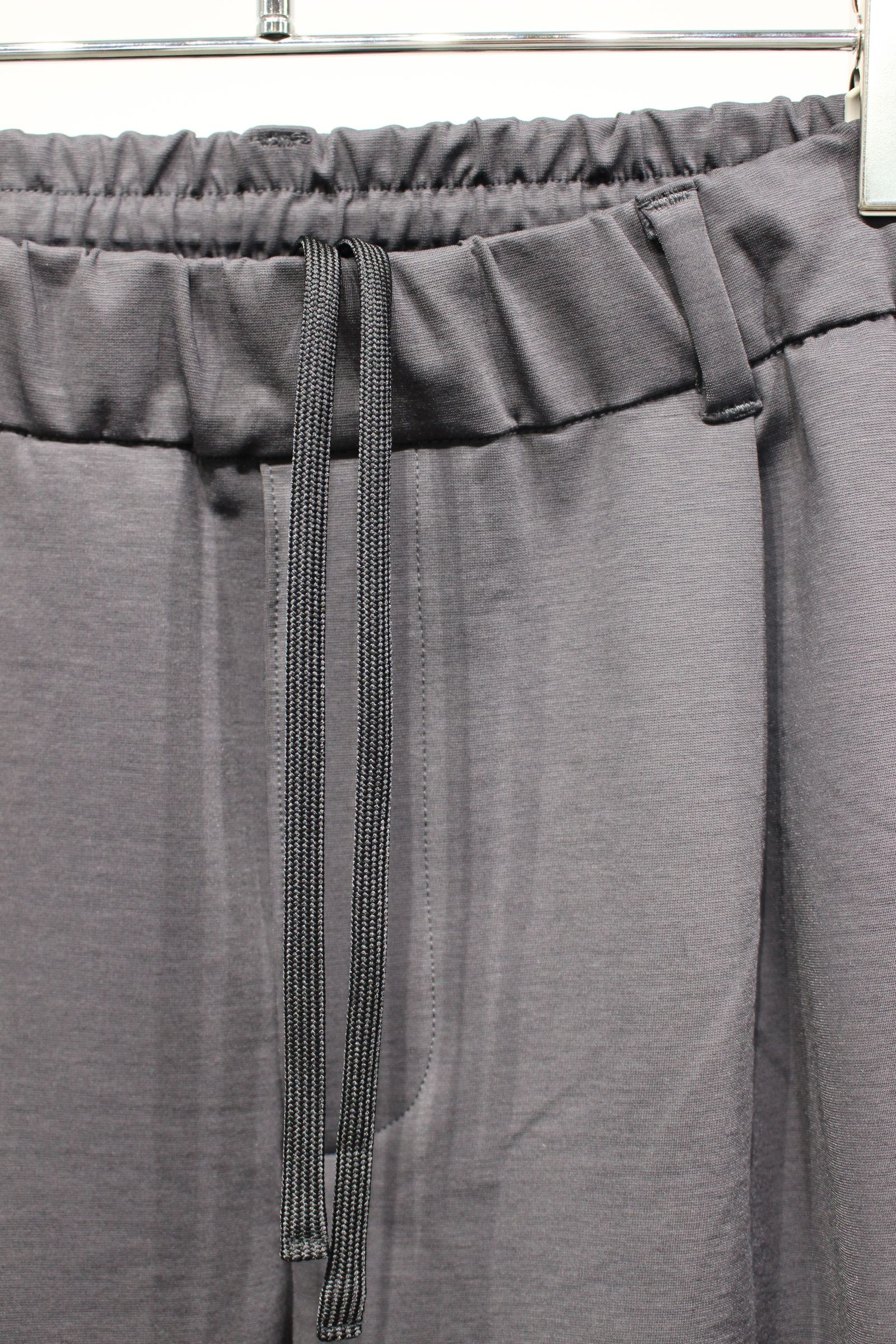 PONTE  RELAX  PANTS | CHACOAL | イージーパンツ