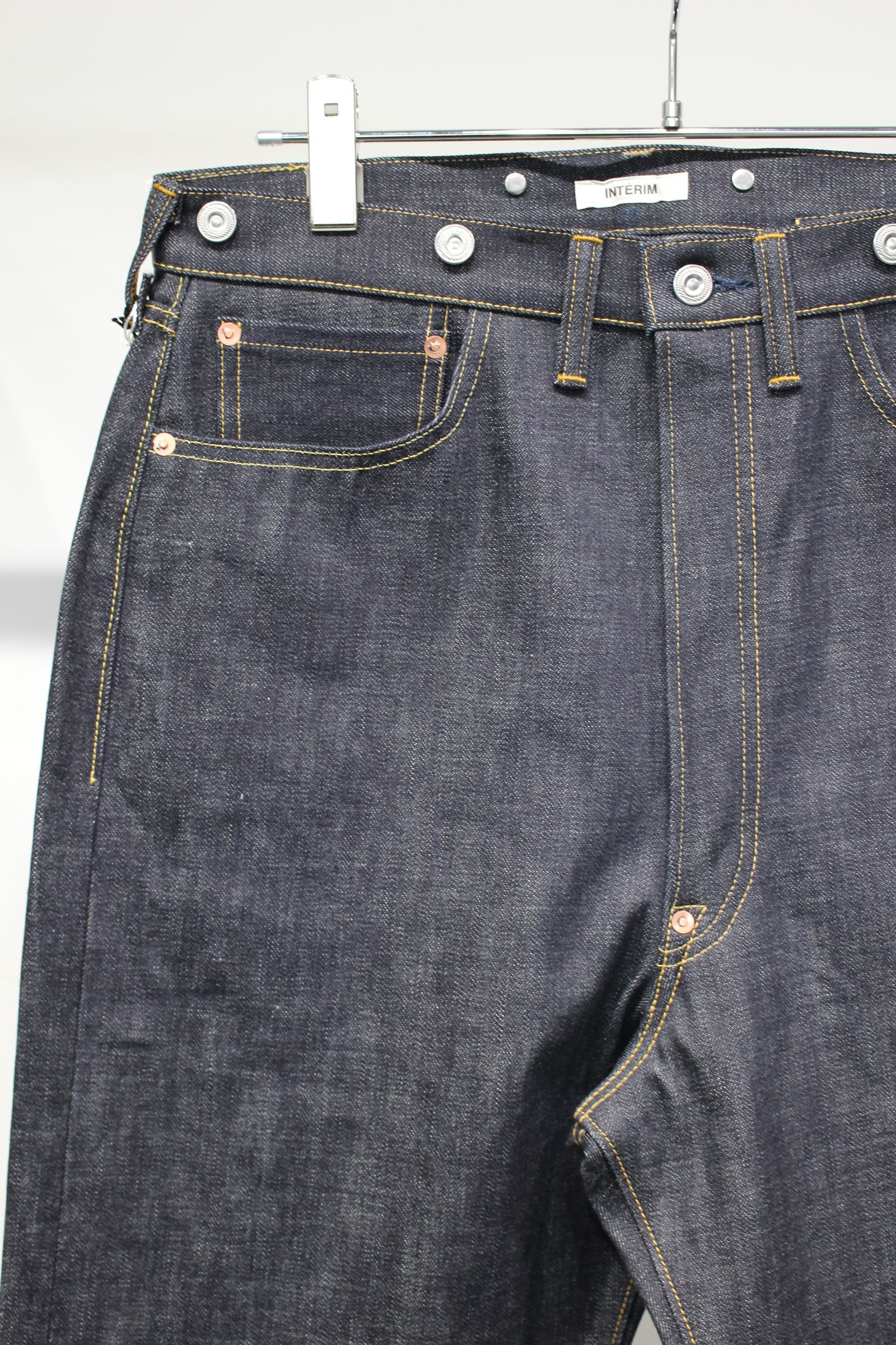 "RIGID"NATURAL INDIGO SHUTTLE DENIM SINGLE NEEDLE 201 No2 JEANS | NAVY | デニムパンツ