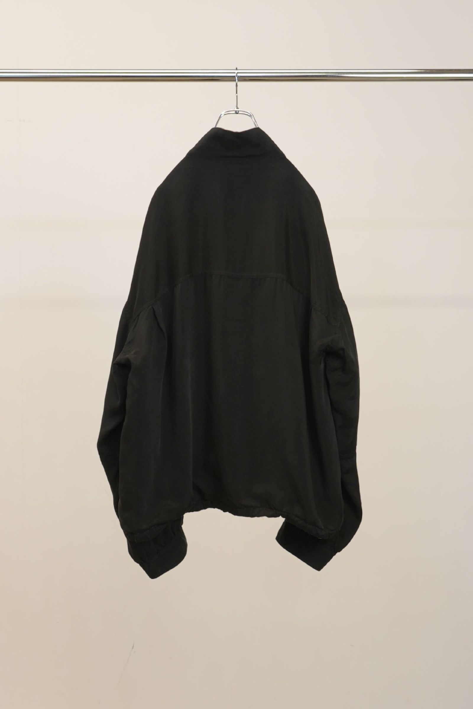 CUPRO REVERSIBLE JACKET | BLACK | リバーシブルジャケット