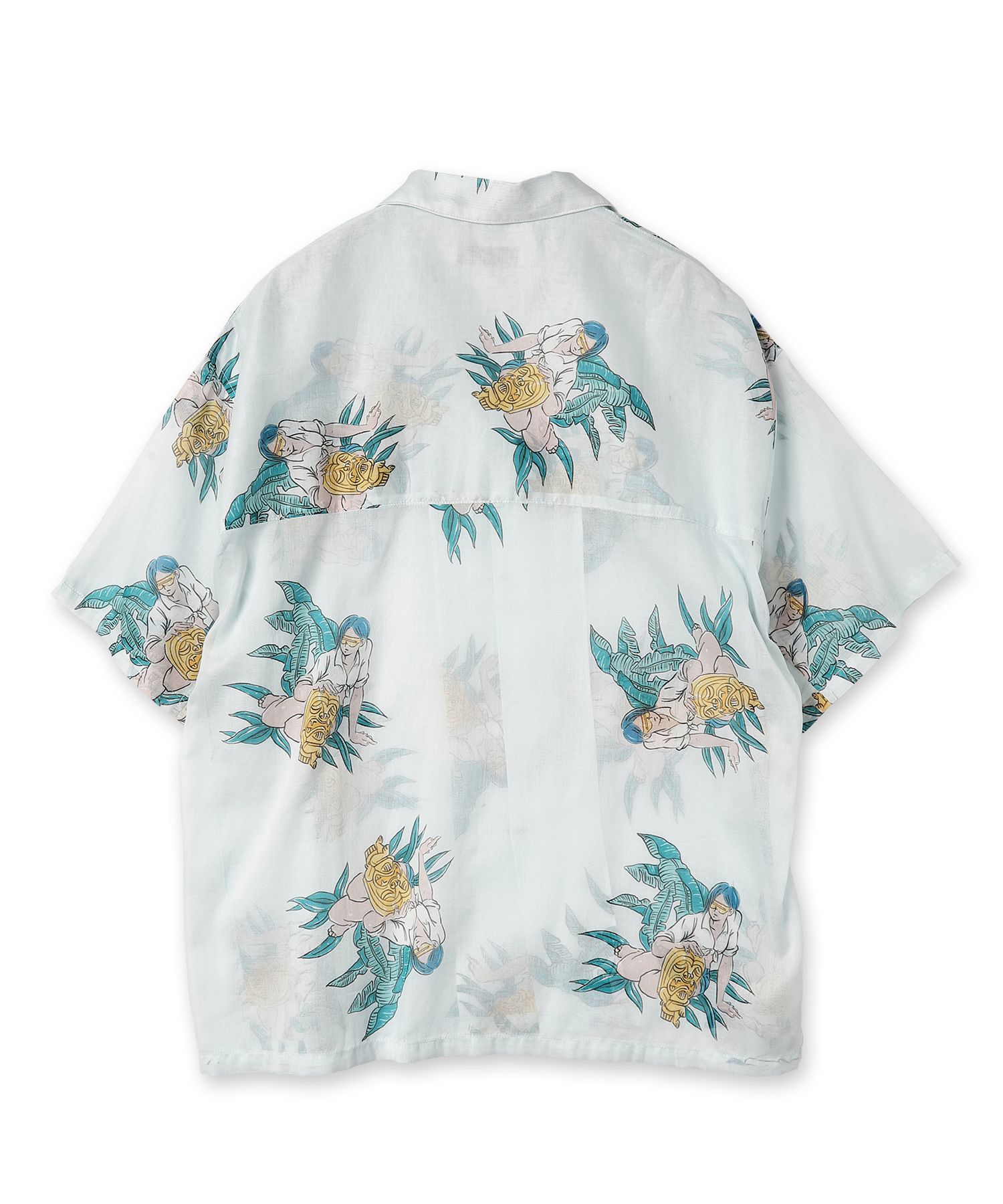 ALOHA LONE SHIRT S/S/アロハシャツ/ミント