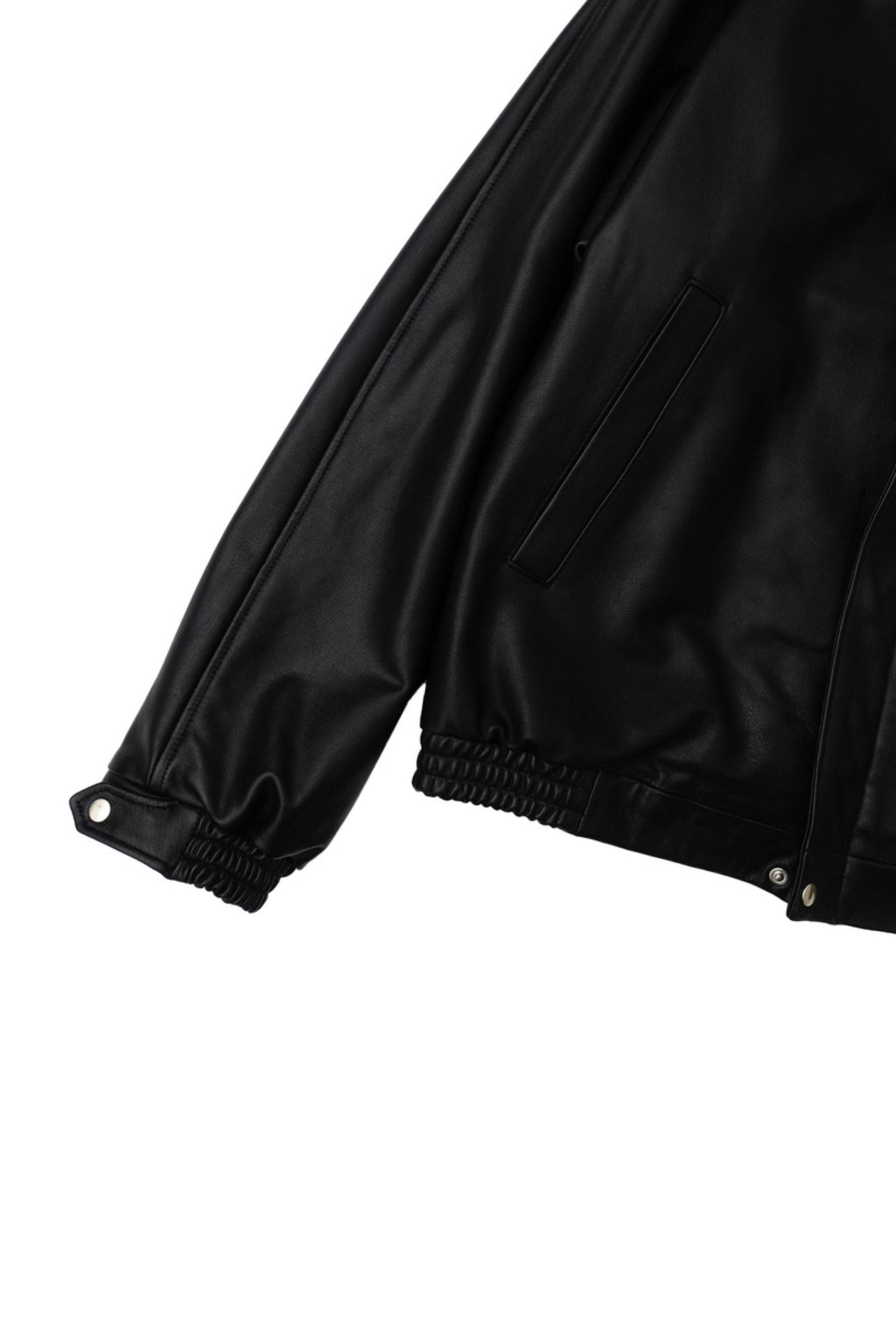 LEATHER BLOUSON | BLACK | レザーブルゾン