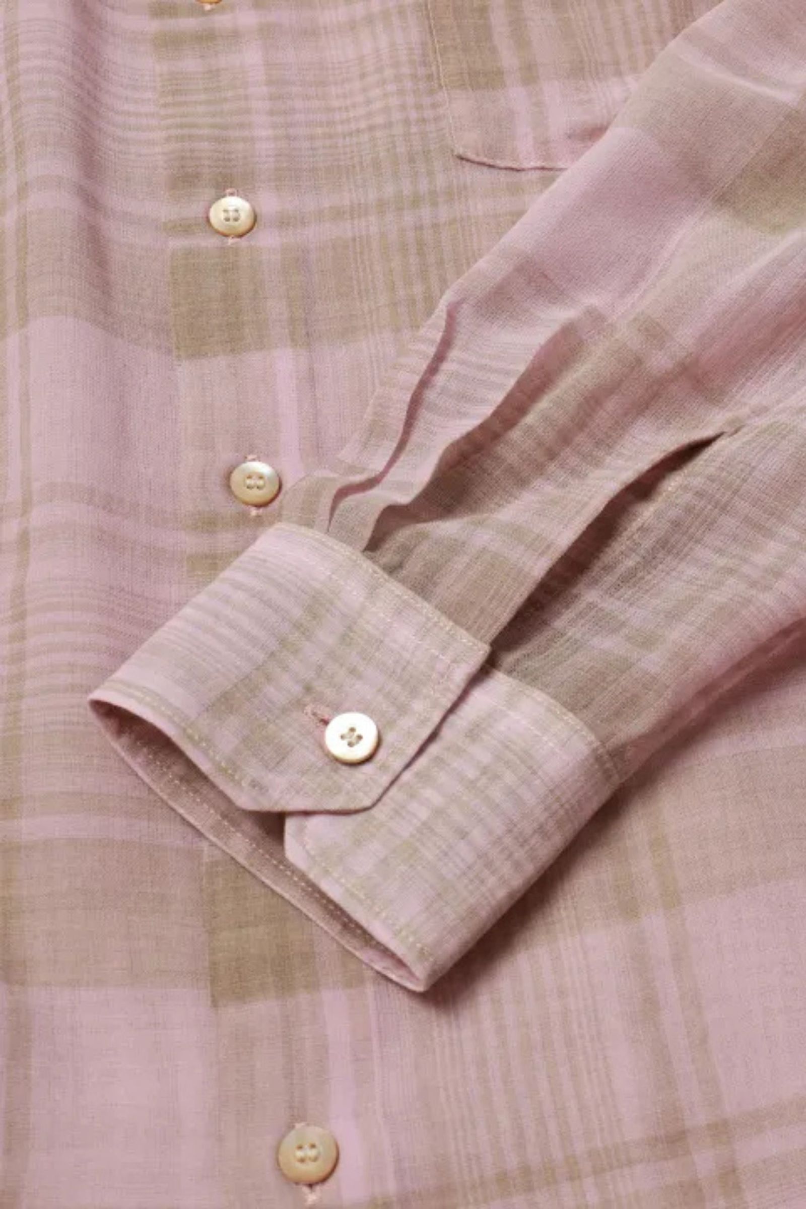 [ラスト1点] CHECK SHIRT | LIGHT PINK | シャツ