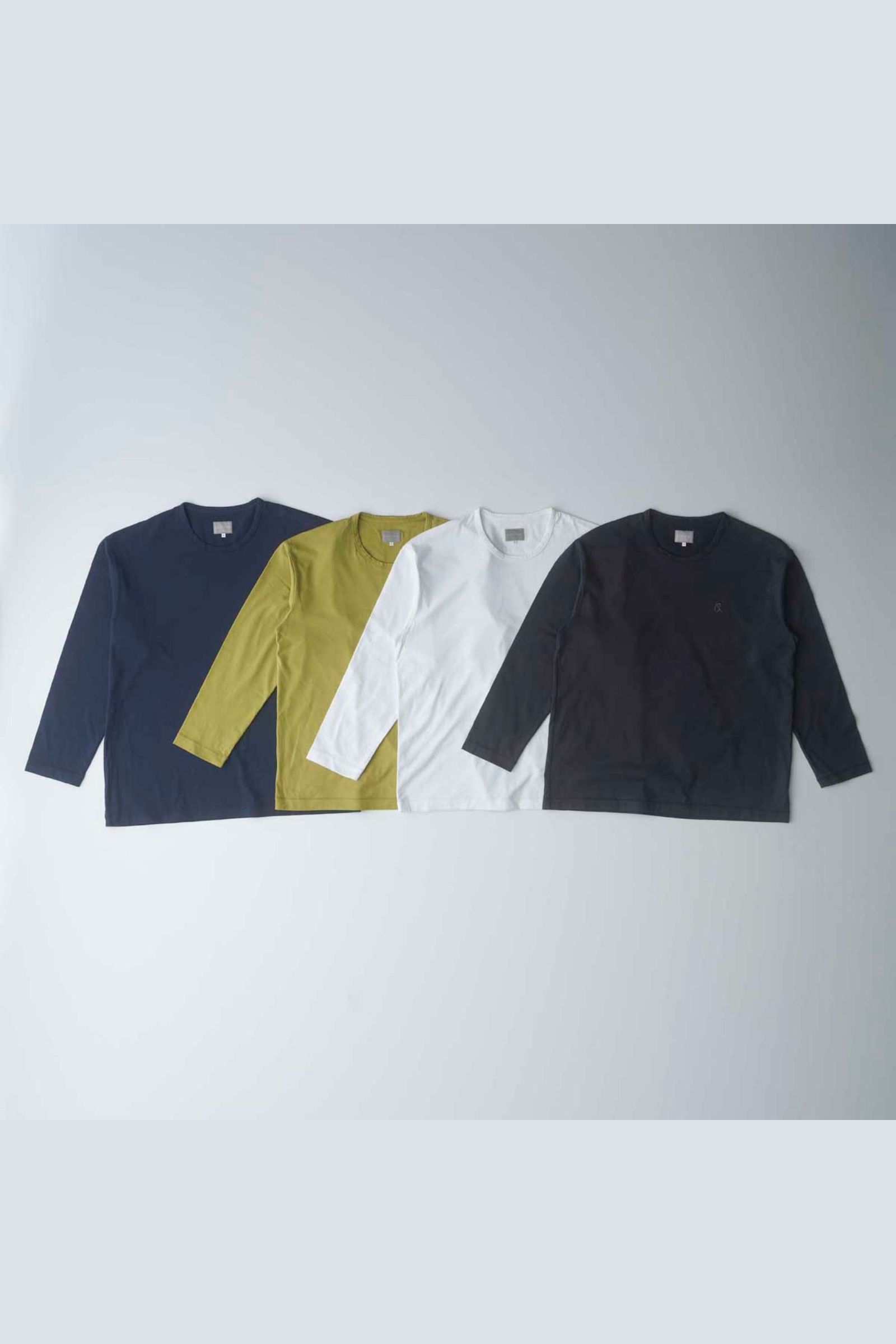 EMBROIDERY L/S TEE/NAVY