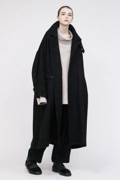 Soft Wool Twill Long Coat/ロングコート