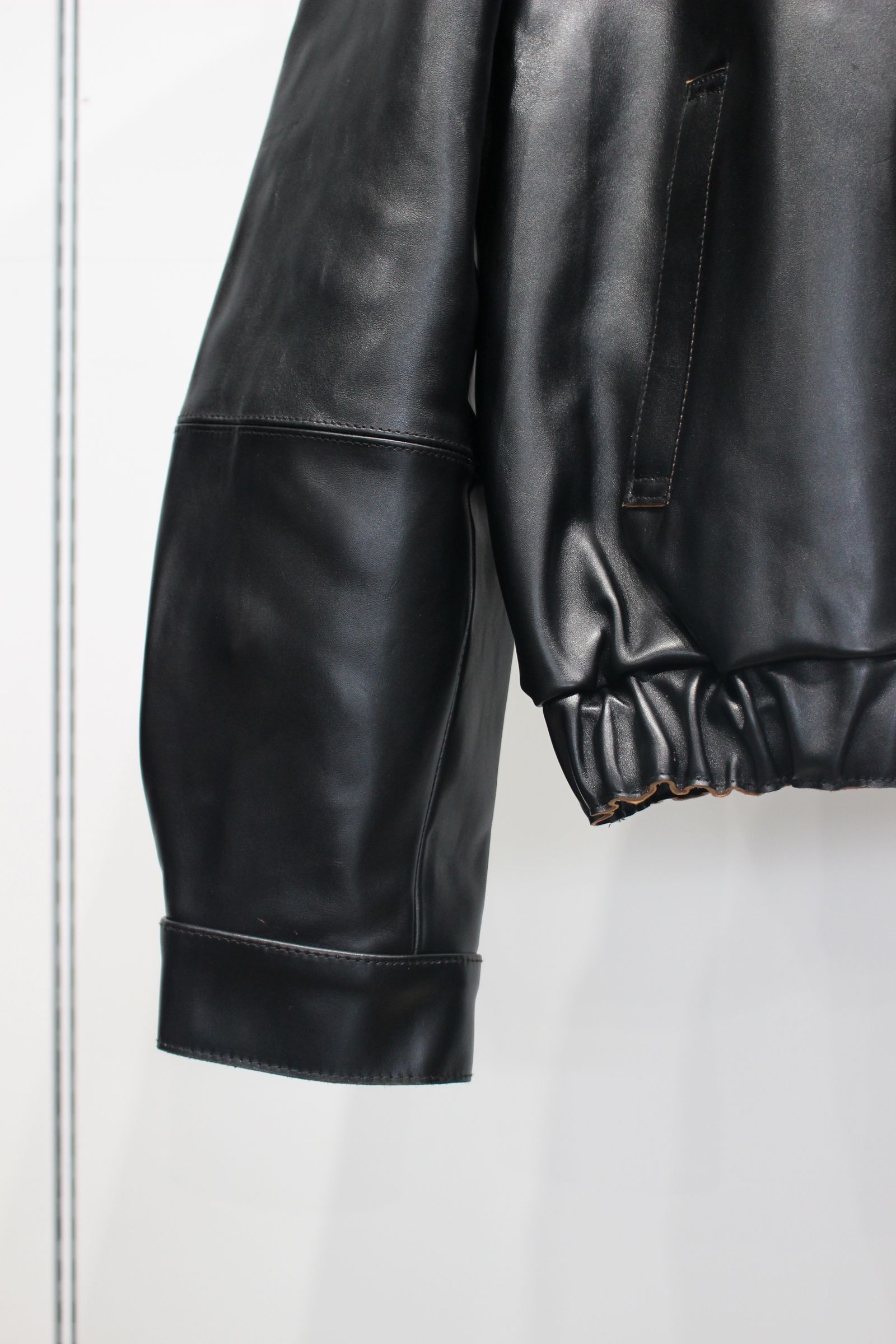 H.L TUCK JACKET | BLACK | レザージャケット
