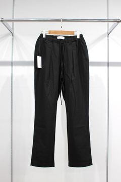 ALBERT EZ TROUSERS”SOLID” | BLACK | パンツ