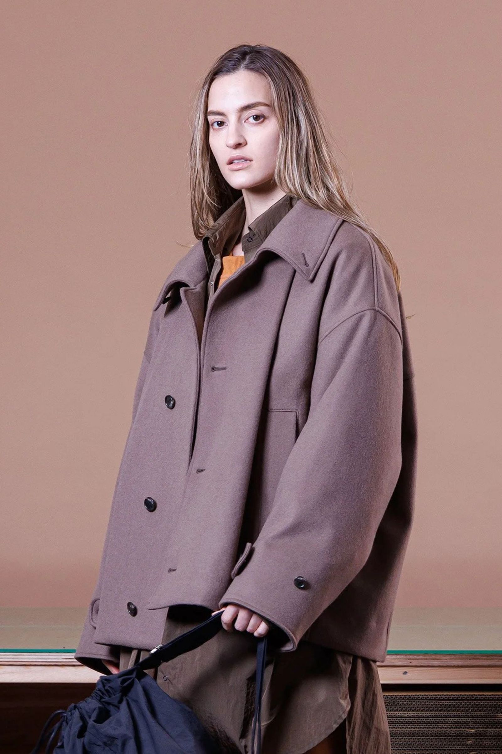 SUPER 100 WOOL BEABER Work Blouson | D.BROWN | ワークブルゾン