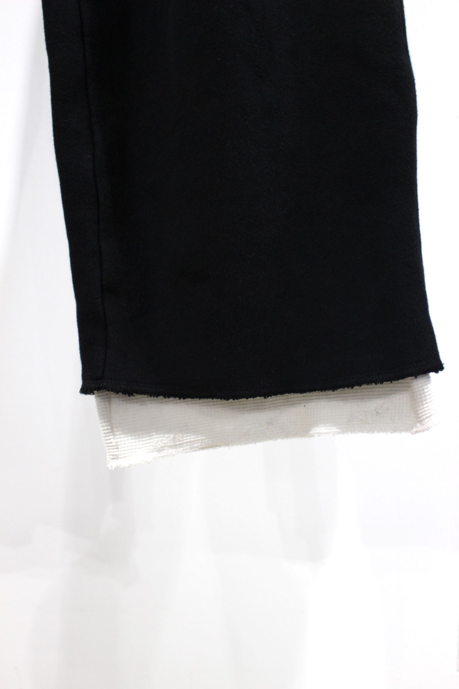 ANCELLM - CRASH SWEAT LAYERED PANTS/WHITE | NapsNote ANCELLM - CRASH SWEAT LAYERED PANTS/WHITE | NapsNote