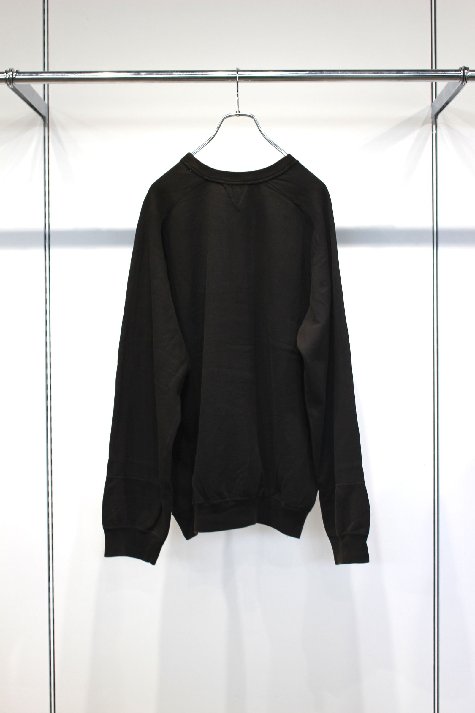 FLEECE-LINED SWEAT SHIRT | BLACK | スウェット