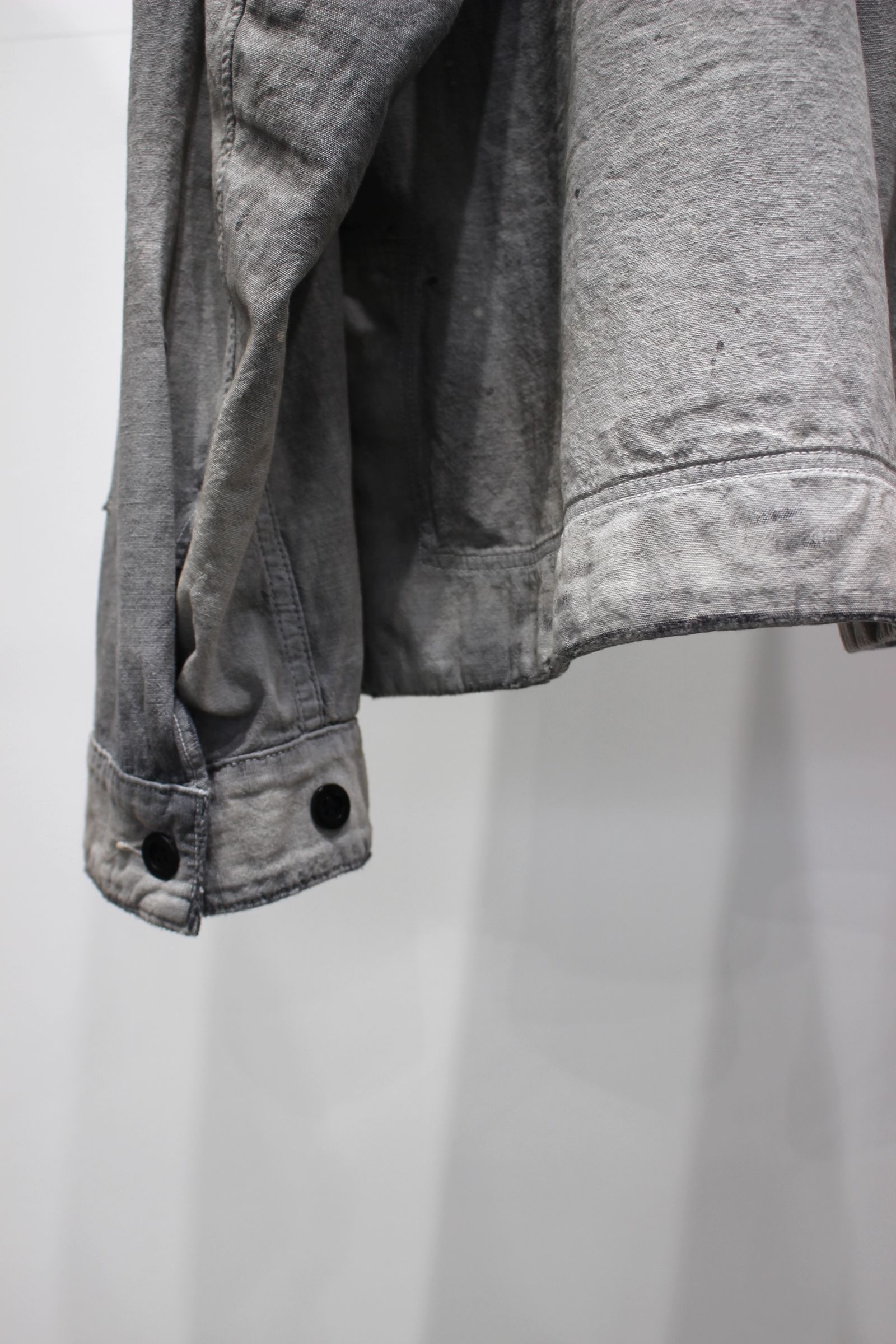トップス ANCELLM CHAMBRAY SHIRTS JACKET CHAMBRAY SHIRTS JACKET(BLACK) – ANCELLM