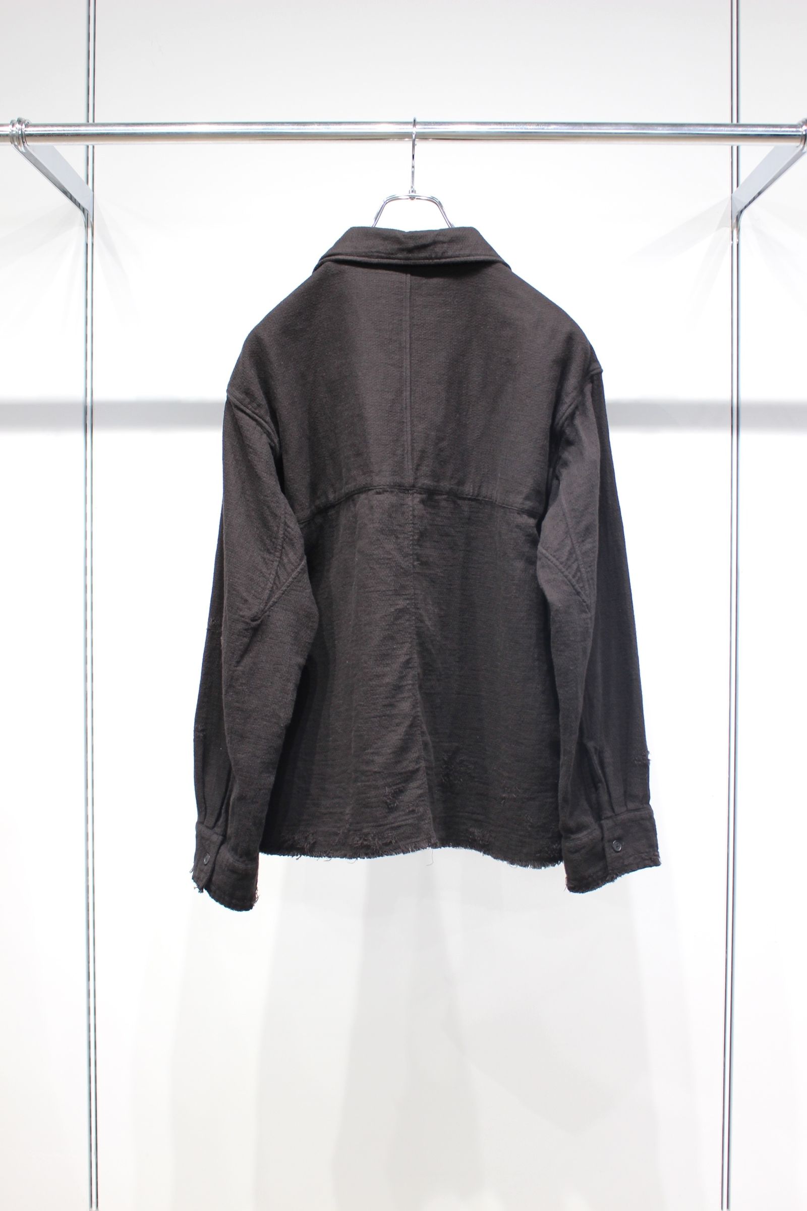 アンセルム ancellm ダブルガーゼシャツ パープル size1 ANCELLM - DOUBLEGAUZE SHIRT | PURPLE | ダブルガーゼシャツ