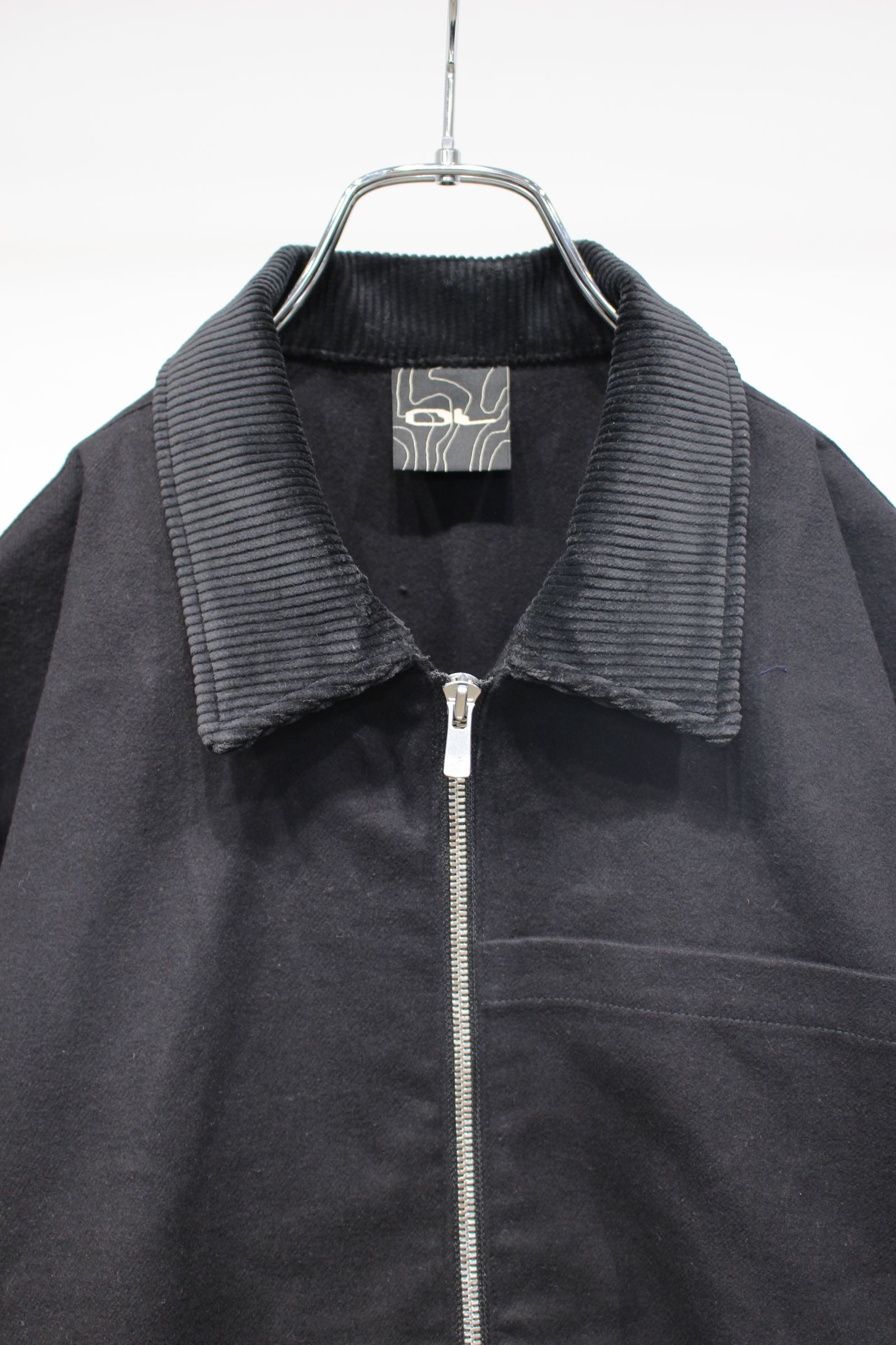 FLANNEL ZIP SHIRT | BLACK | ジップシャツ